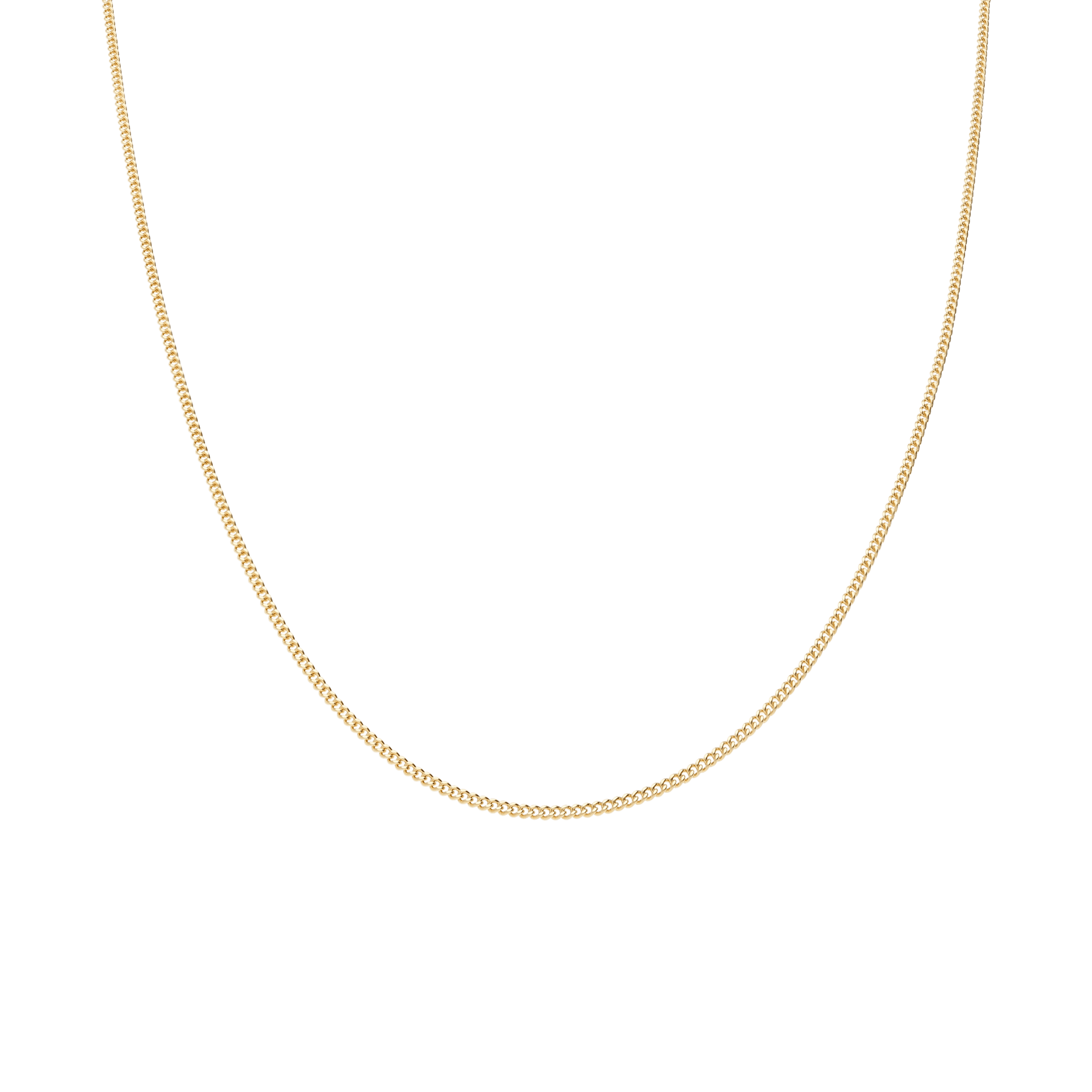 Curb chain 40cm 18K gold