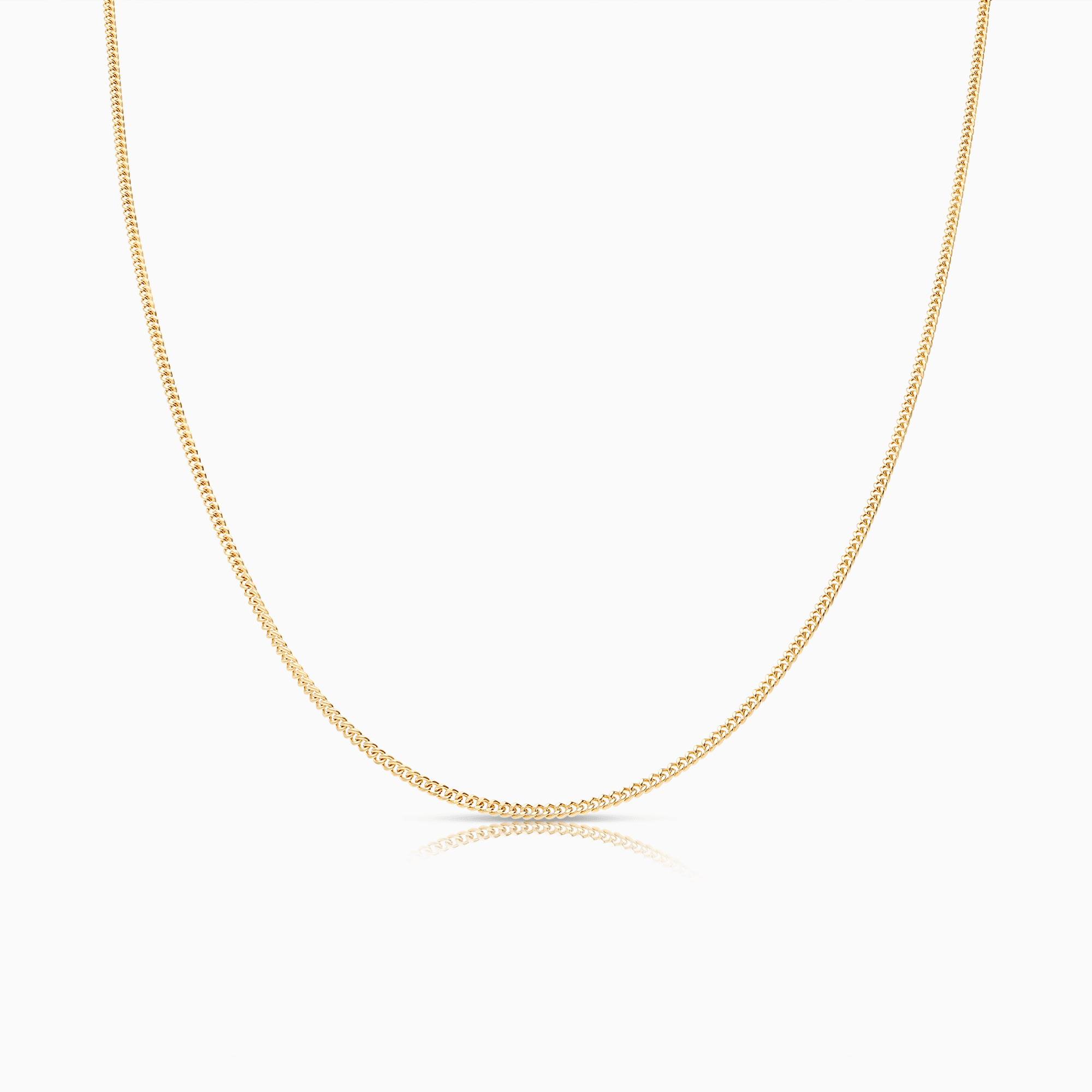 Pansarkedja 46,5cm 18K guld