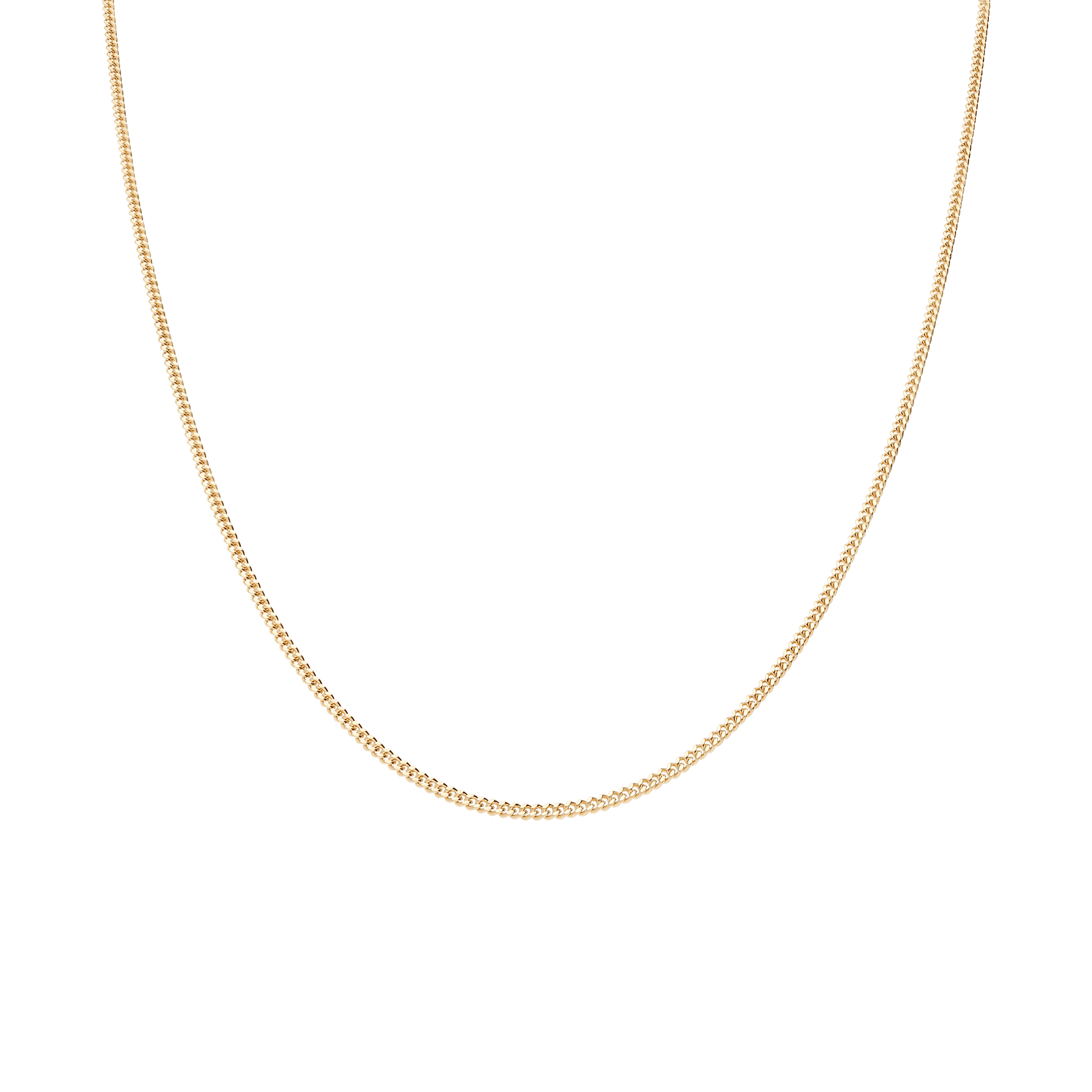 Pansarkedja 50cm 18K guld