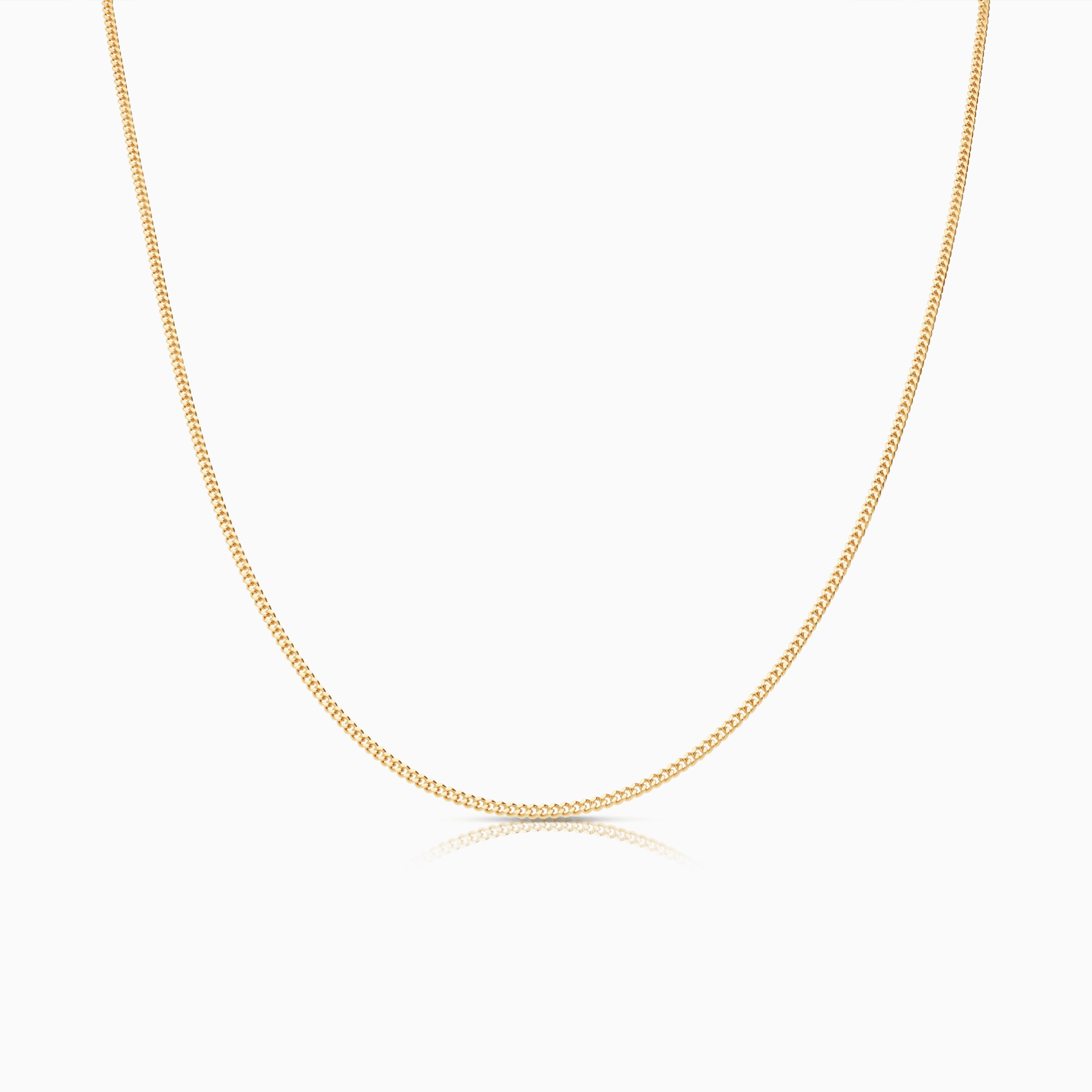 Pansarkedja 51cm 18K guld