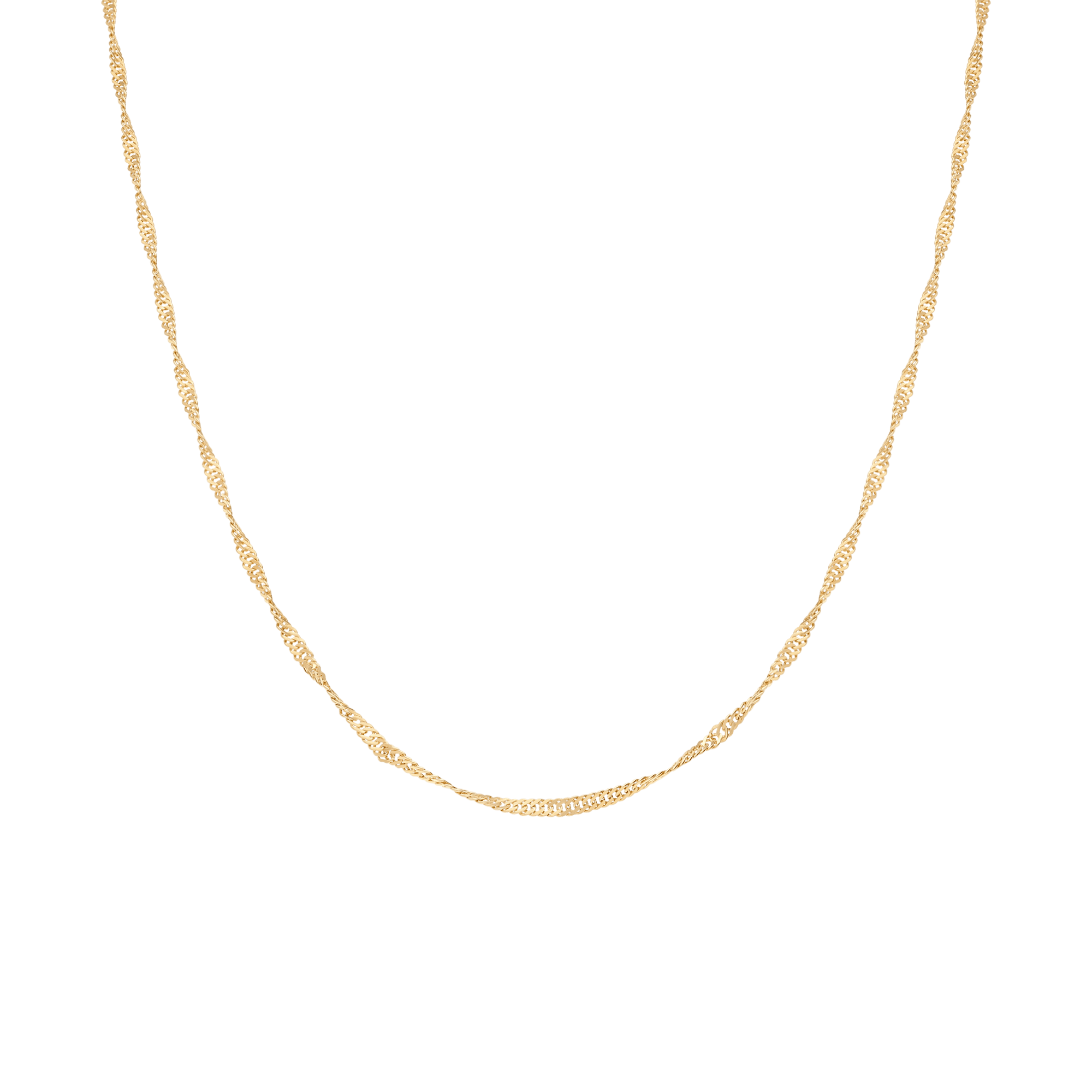 Singapore chain 49.5cm 18K gold