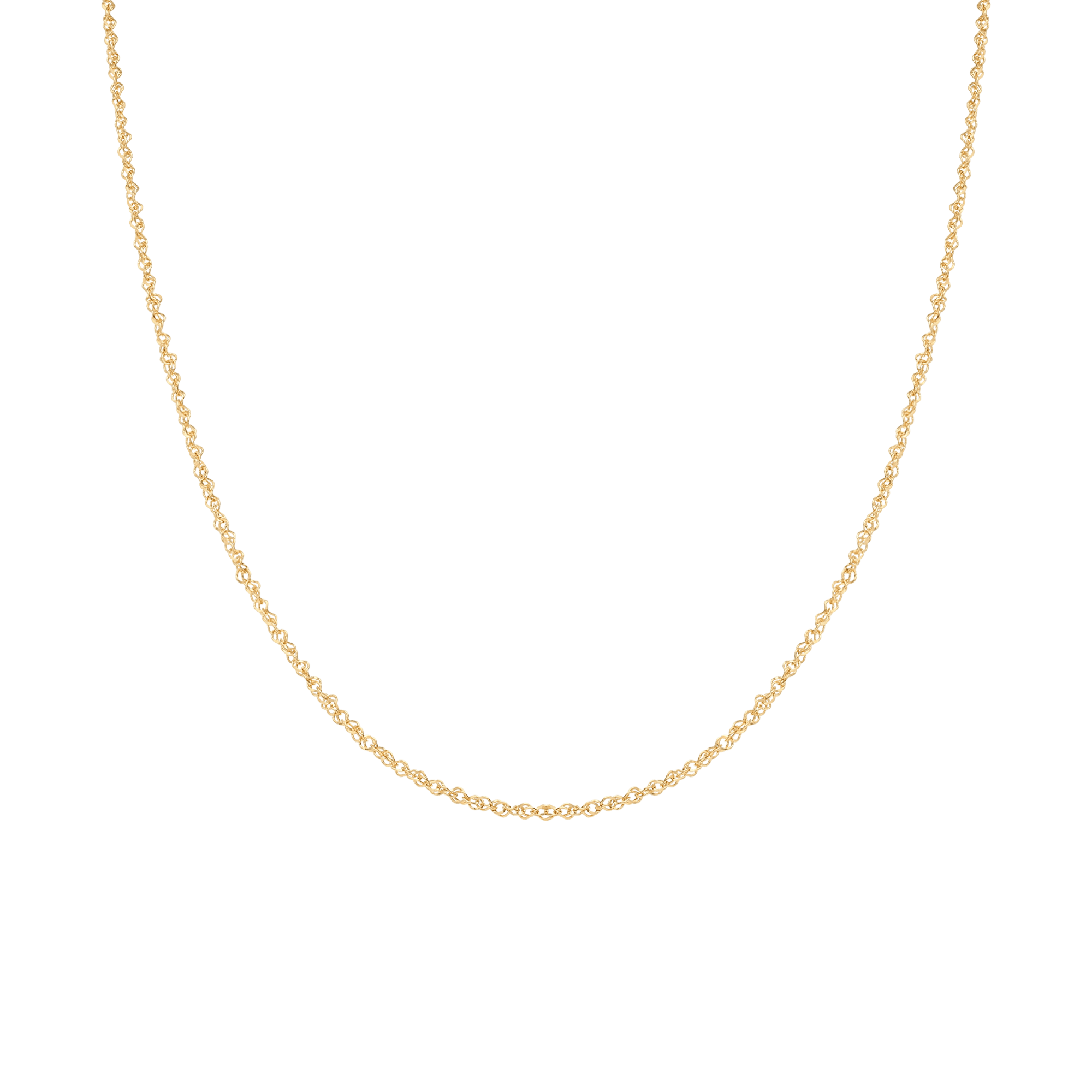 Singaporekedja 37,5cm 18K guld