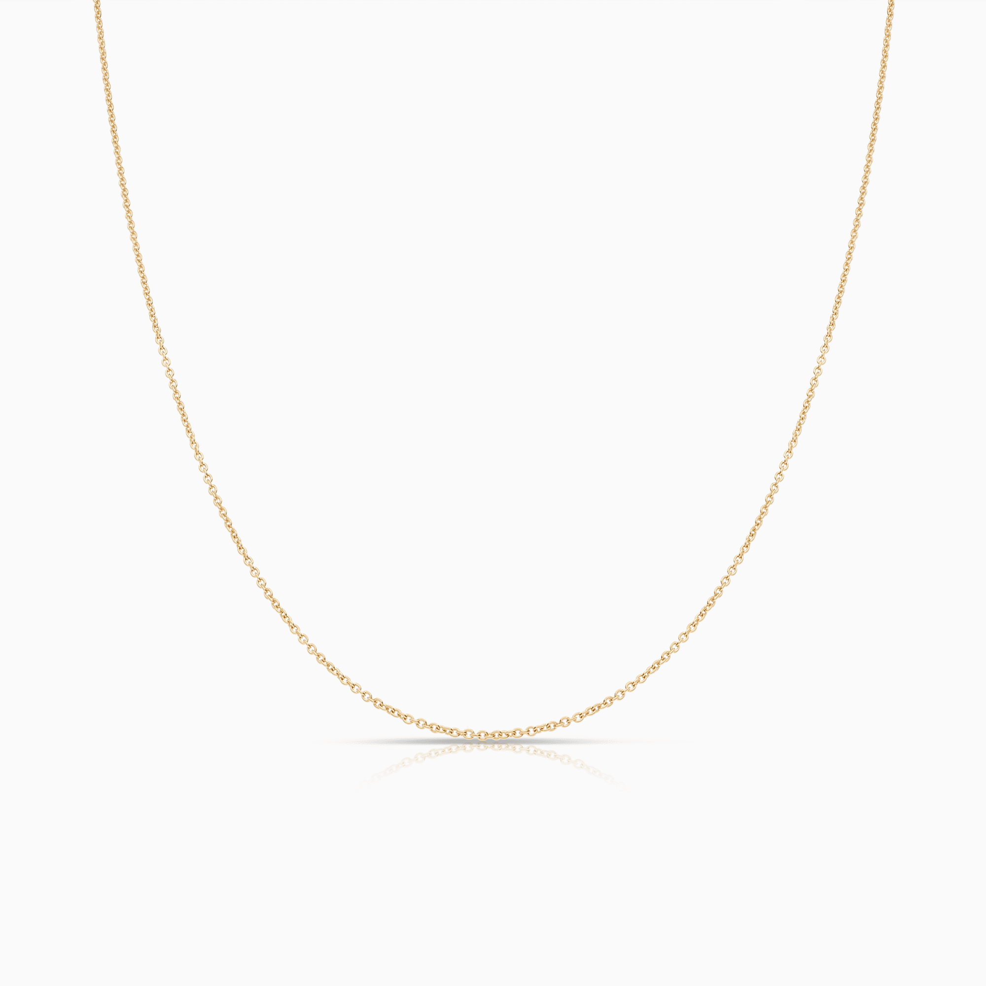 Cable chain 51cm 18K gold