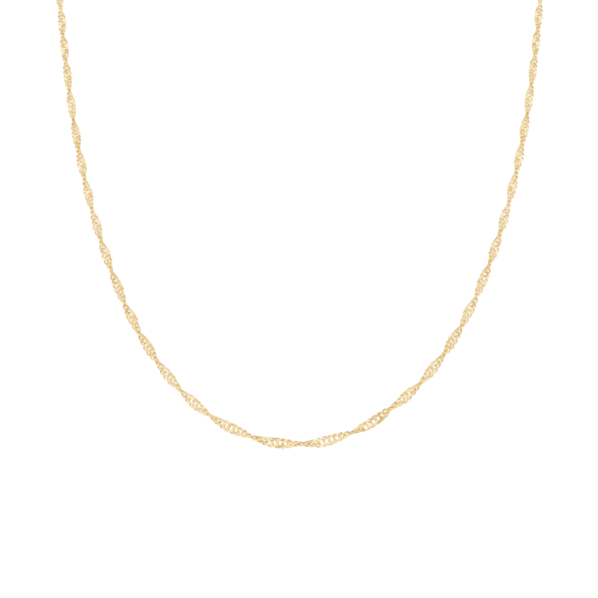 Singapore chain 40cm 18K gold