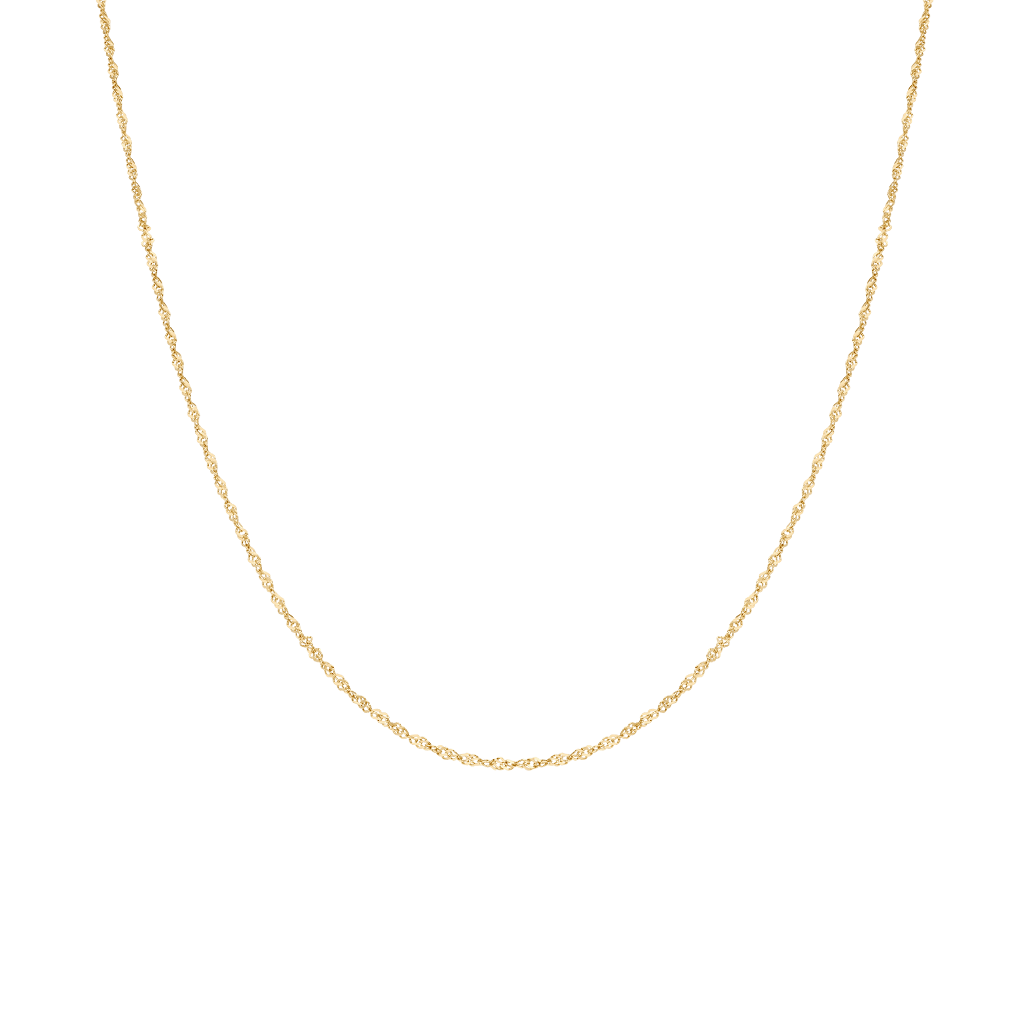 Singapore chain 42.5cm 18K gold