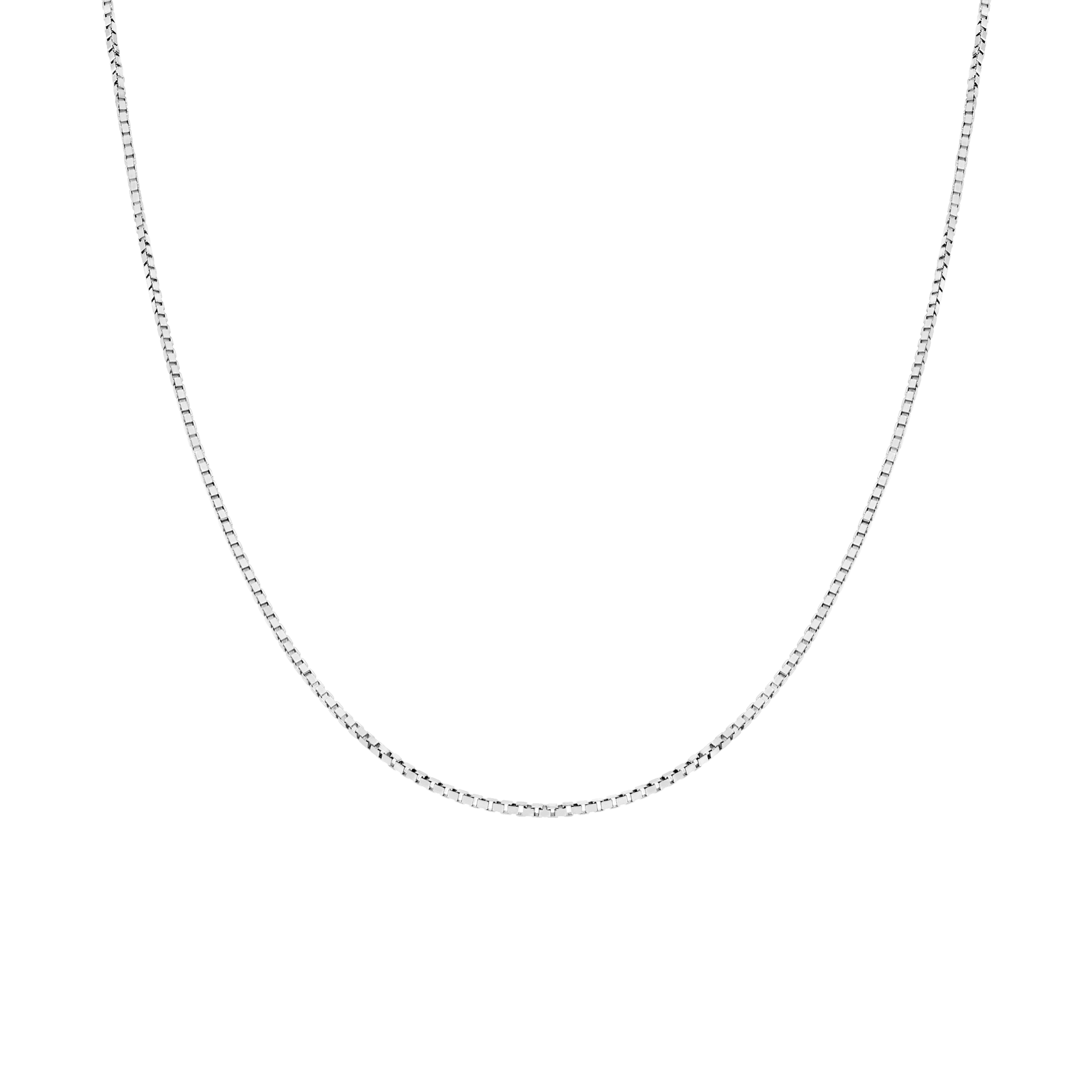 Veneziakedja 39cm 18K vitguld