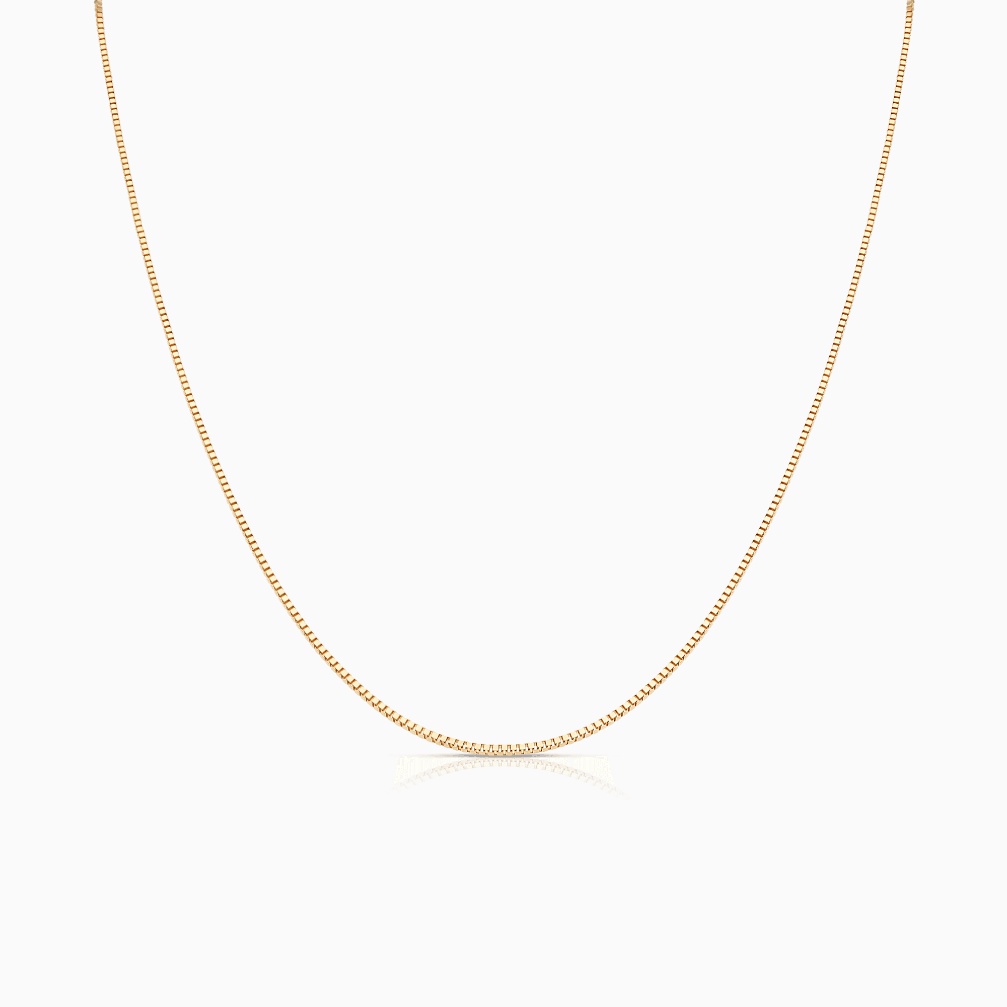 Box chain 42cm 18K rose gold