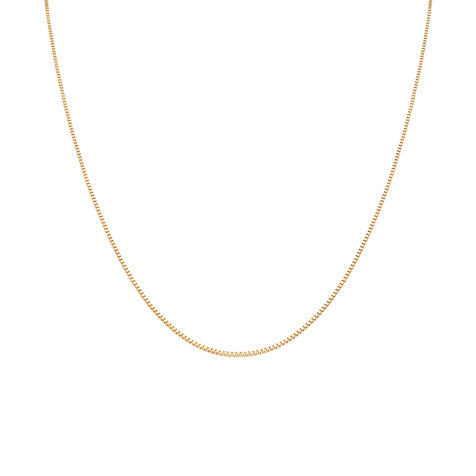 Box chain 42cm 18K rose gold