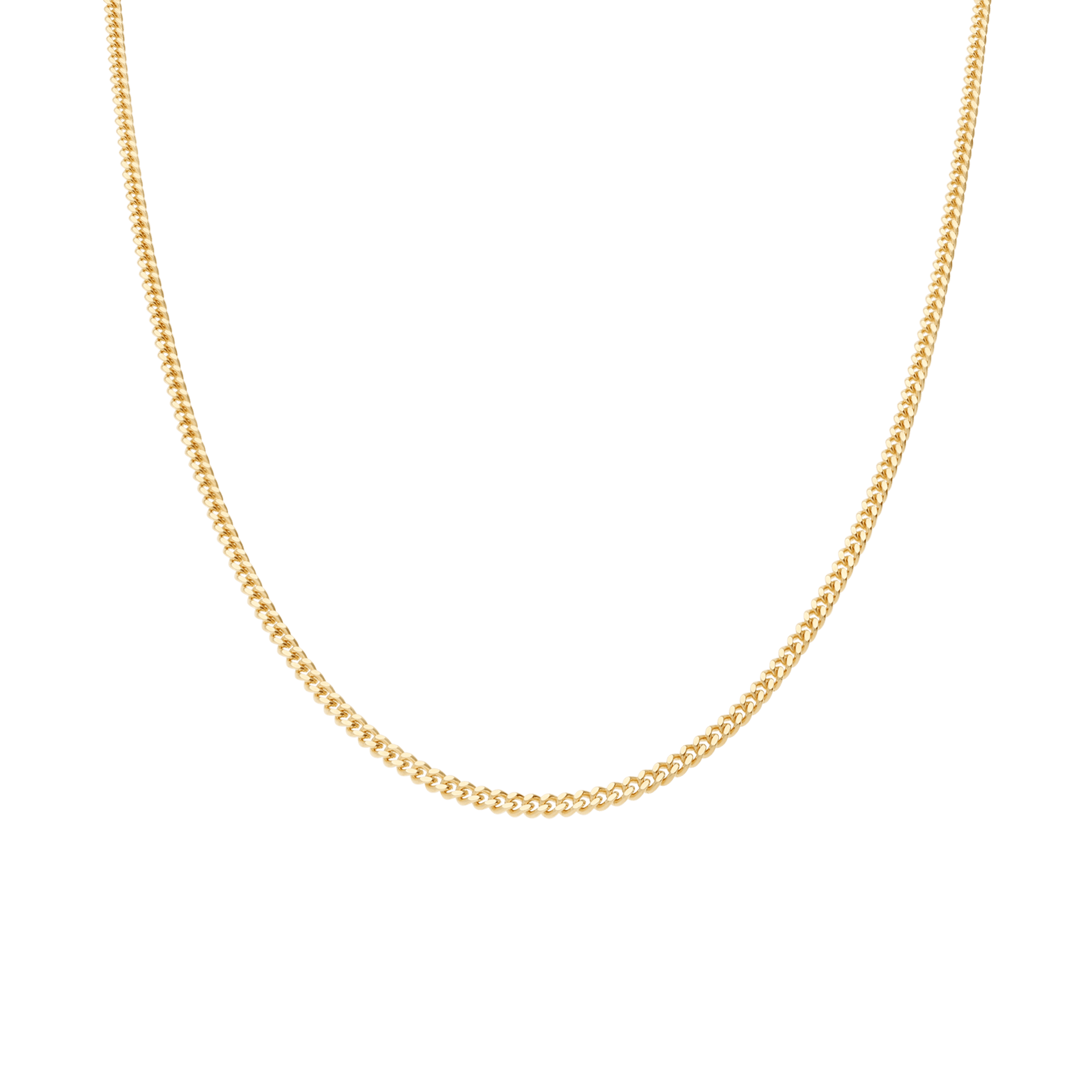 Curb chain 71cm 18K gold