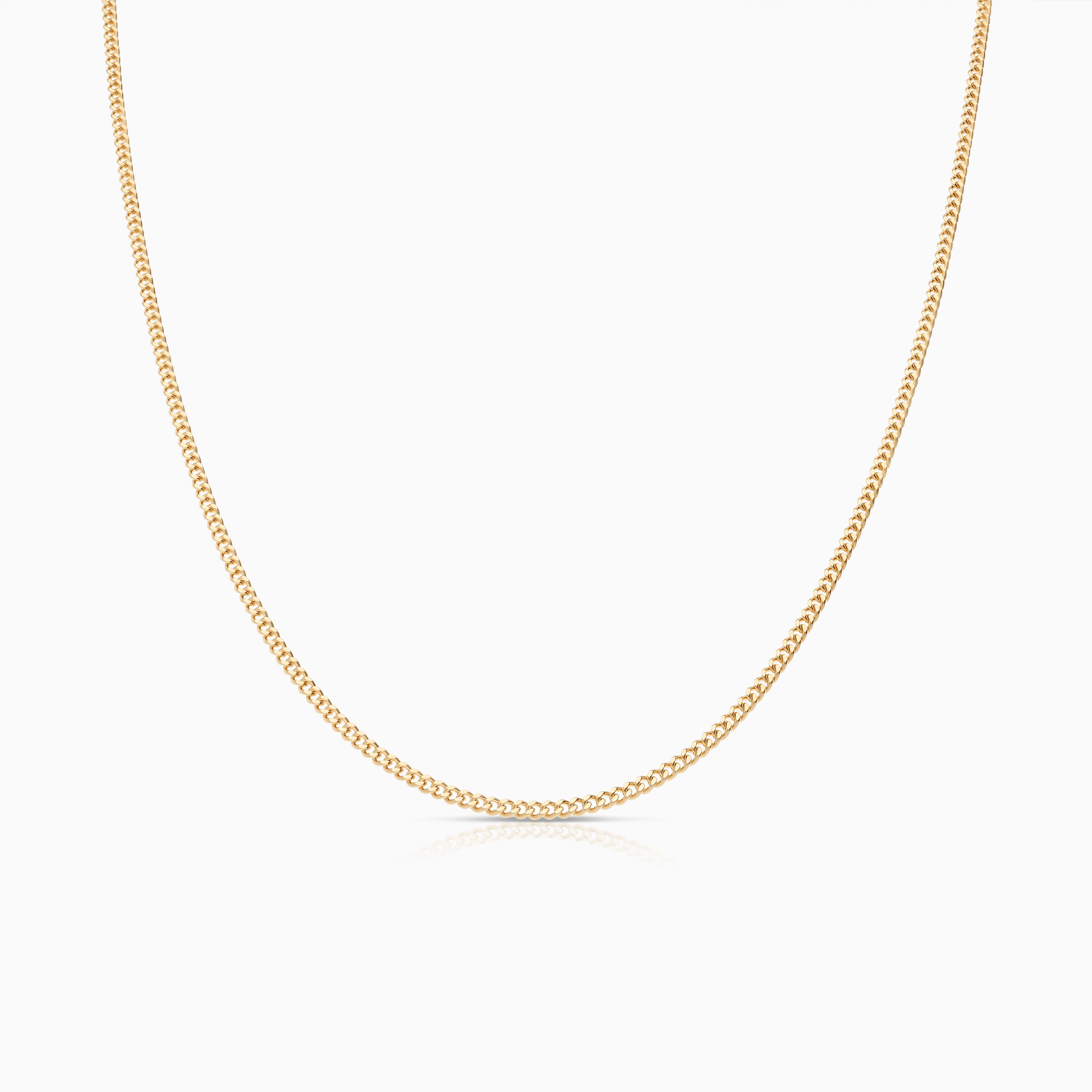 Curb chain 43.5cm 18K gold