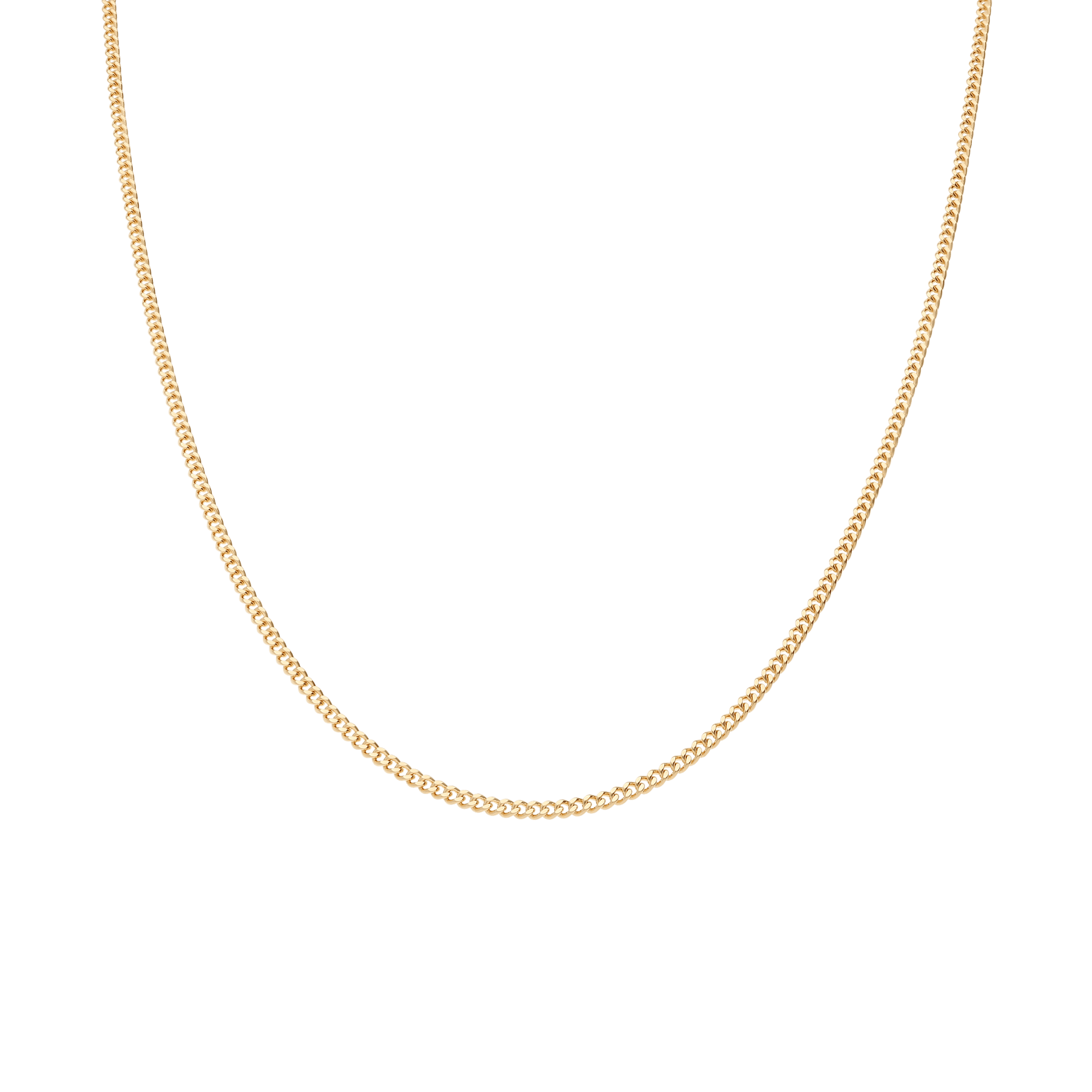 Curb chain 43.5cm 18K gold