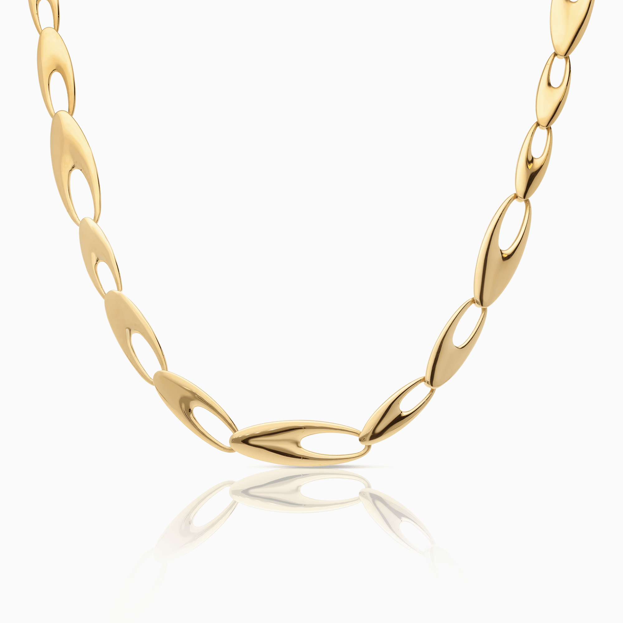 Georg Jensen Zephyr gold necklace 43.50g 18K gold