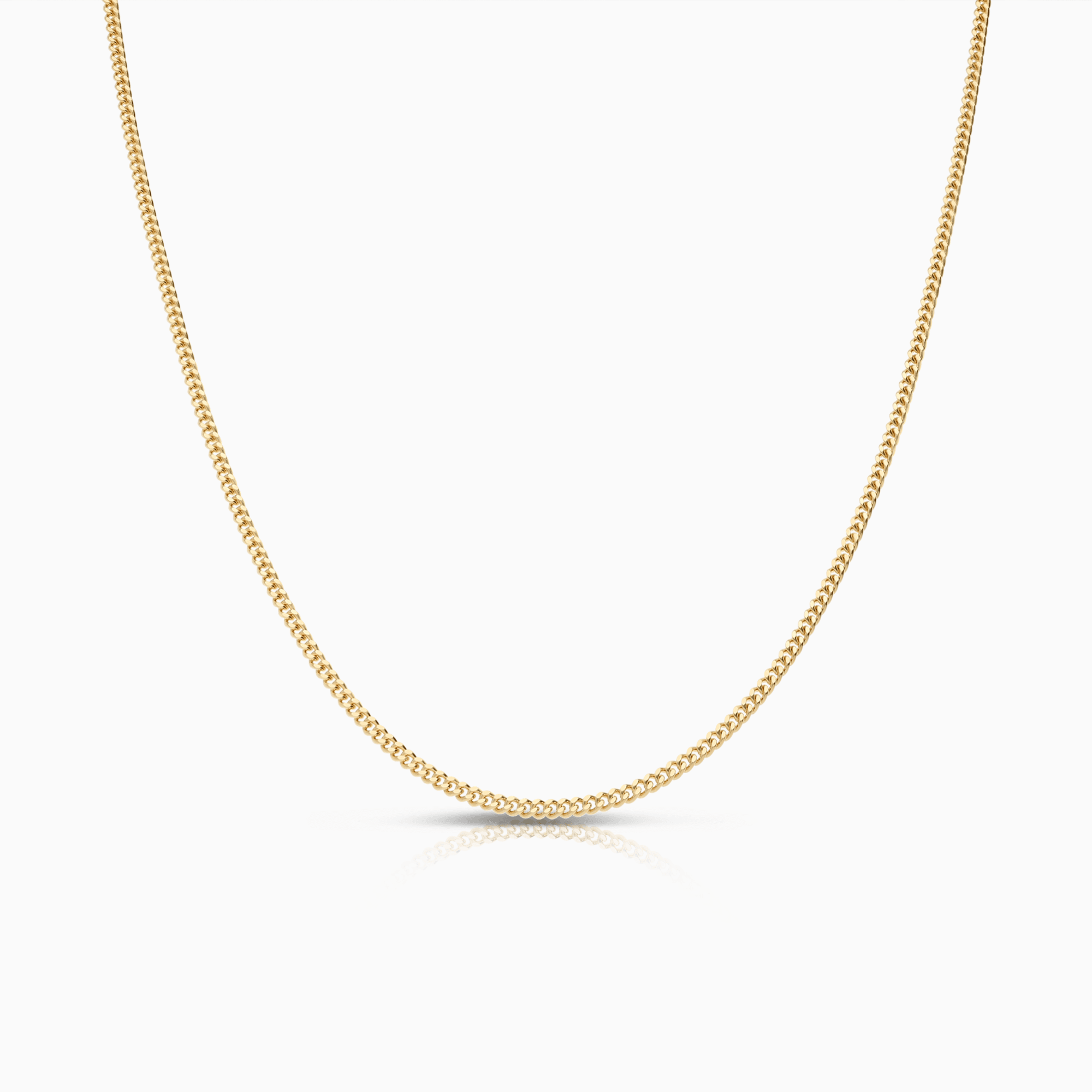 Pansarkedja 51cm 18K guld