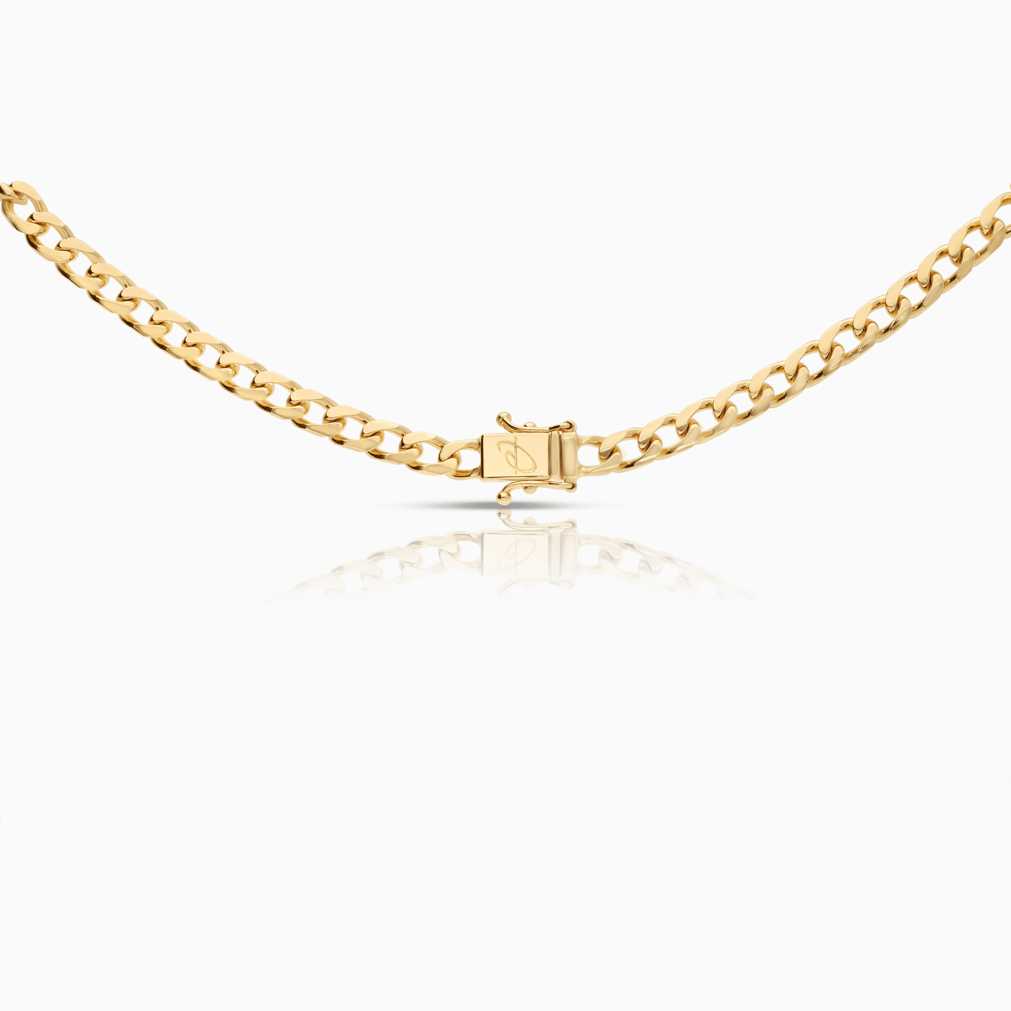 Curb chain 46.60g 18K gold