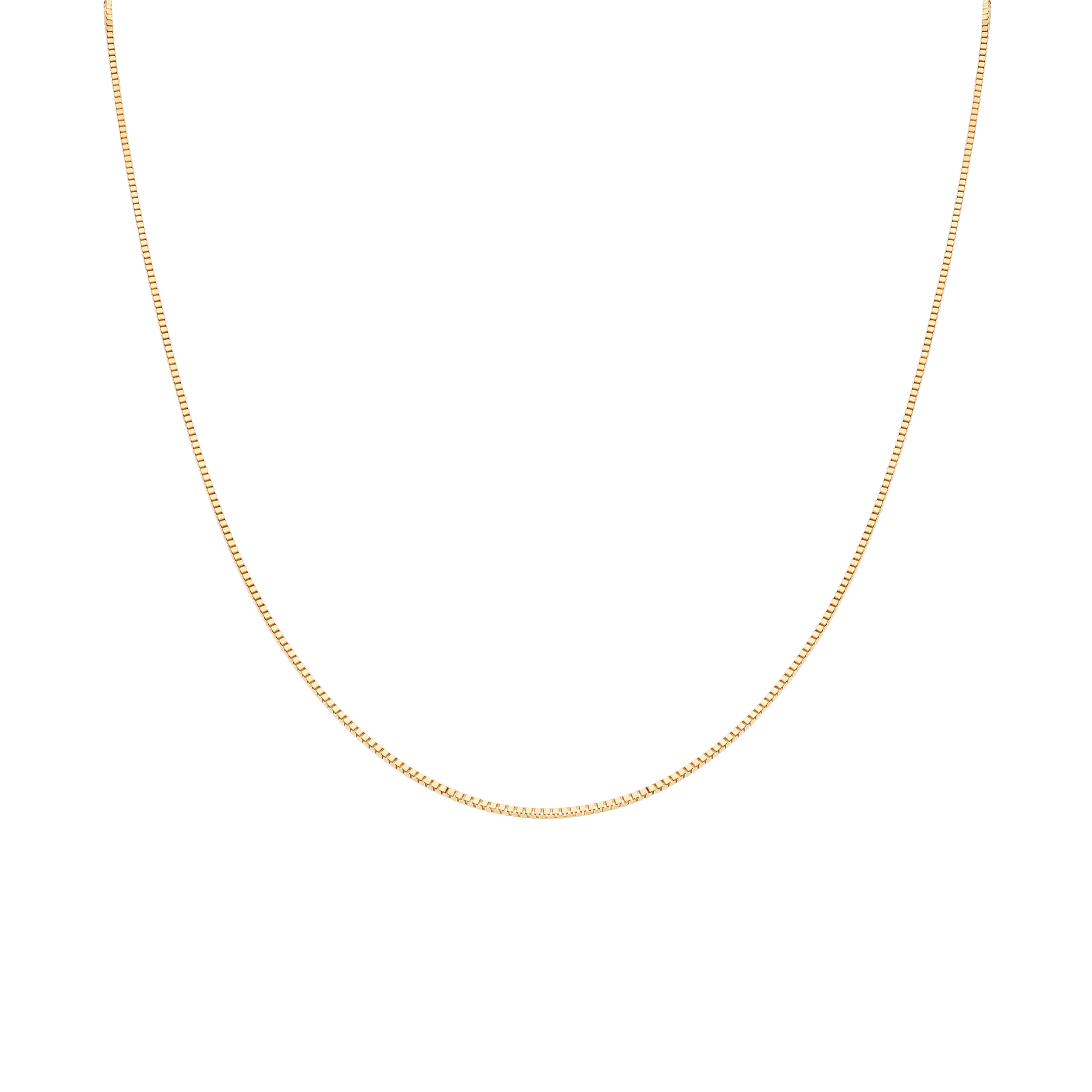 Box Chain 36cm 18K Gold