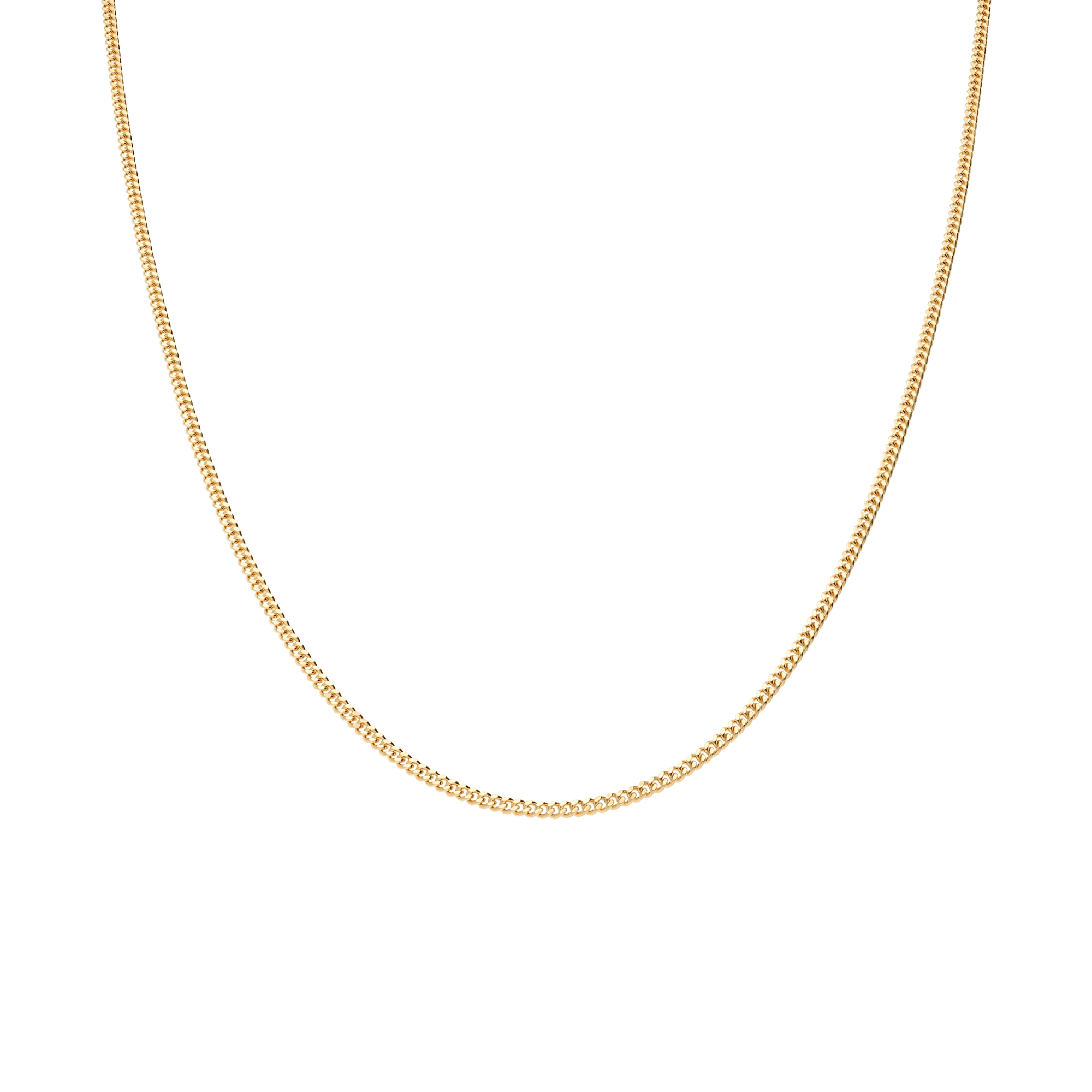 Pansarkedja 42cm 18K guld