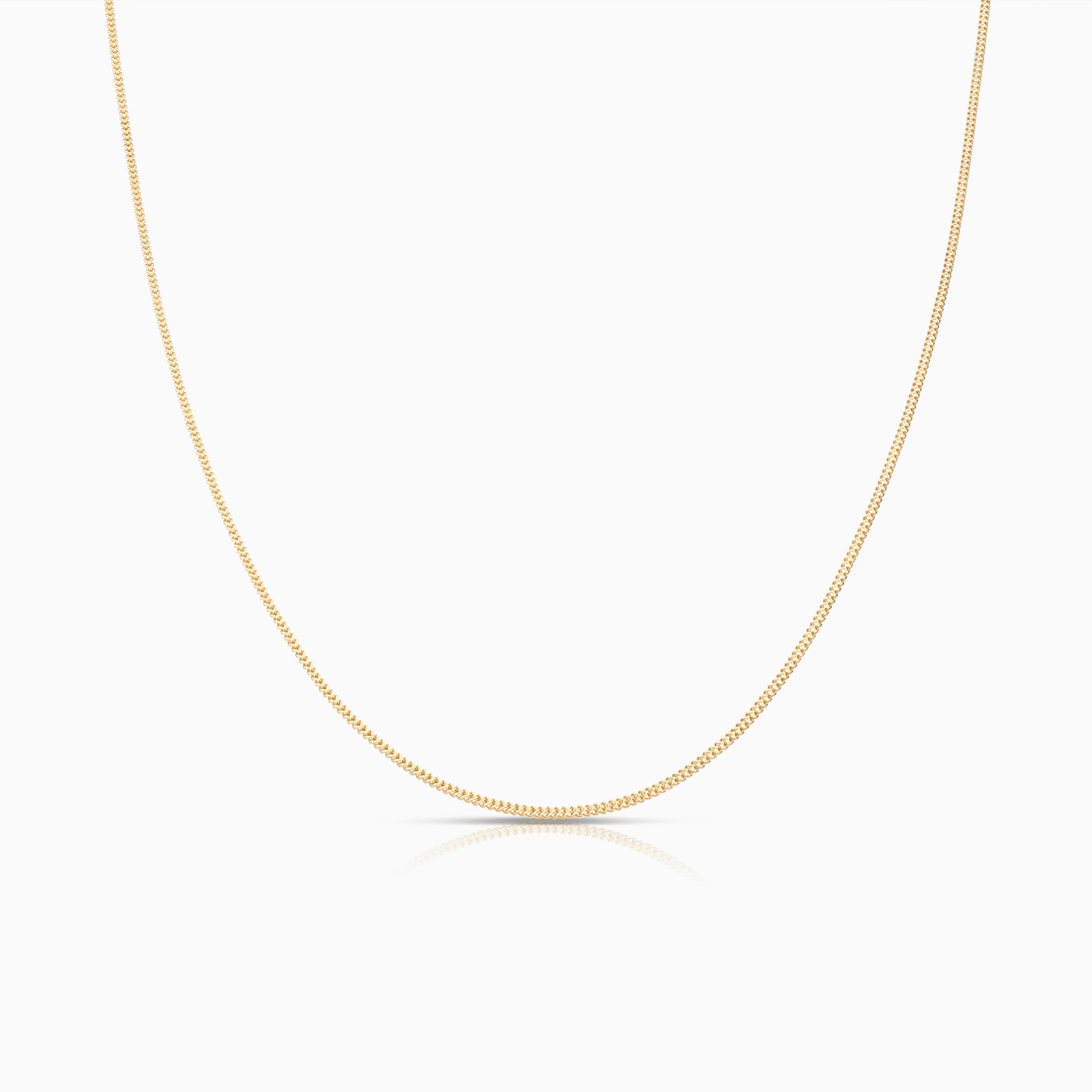 Herringbone chain 40cm 18K gold