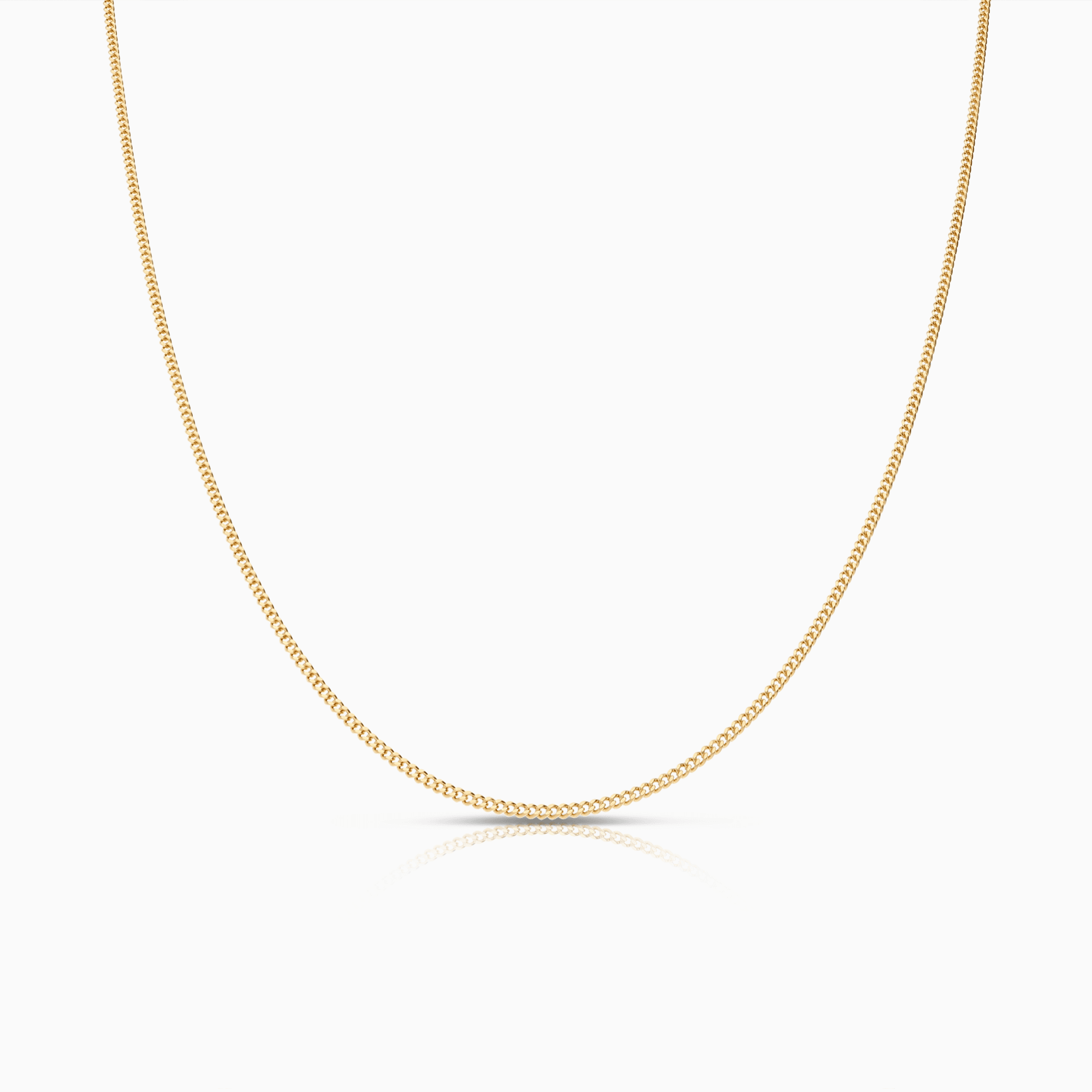 Pansarlänk 43cm 18K guld