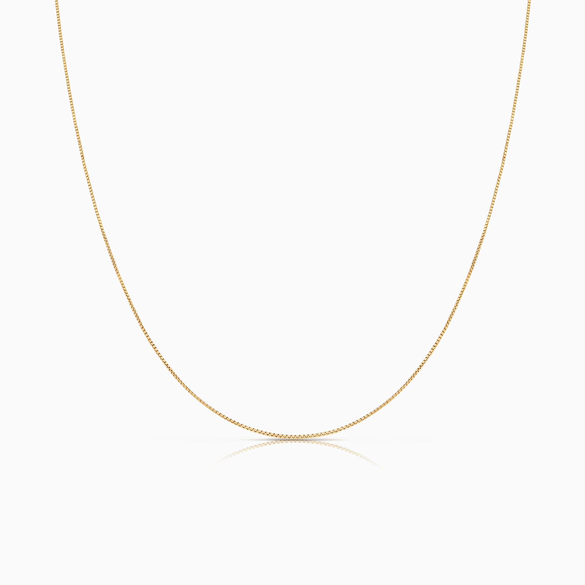 Box Chain 38.5cm 18K gold