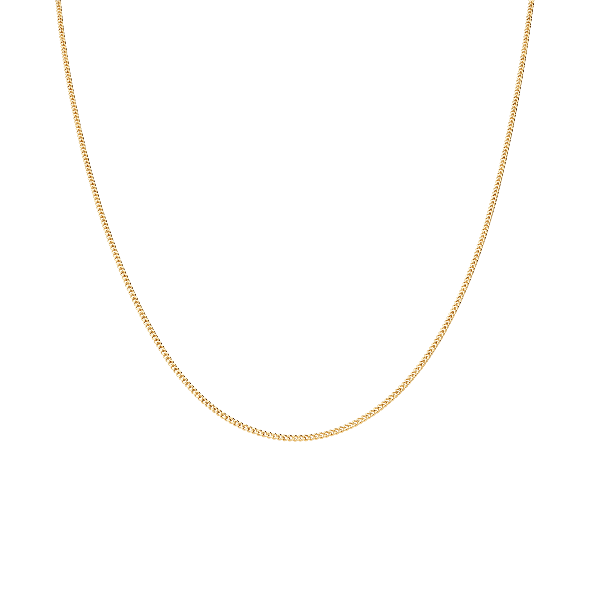 Curb chain 38.5cm 18K gold