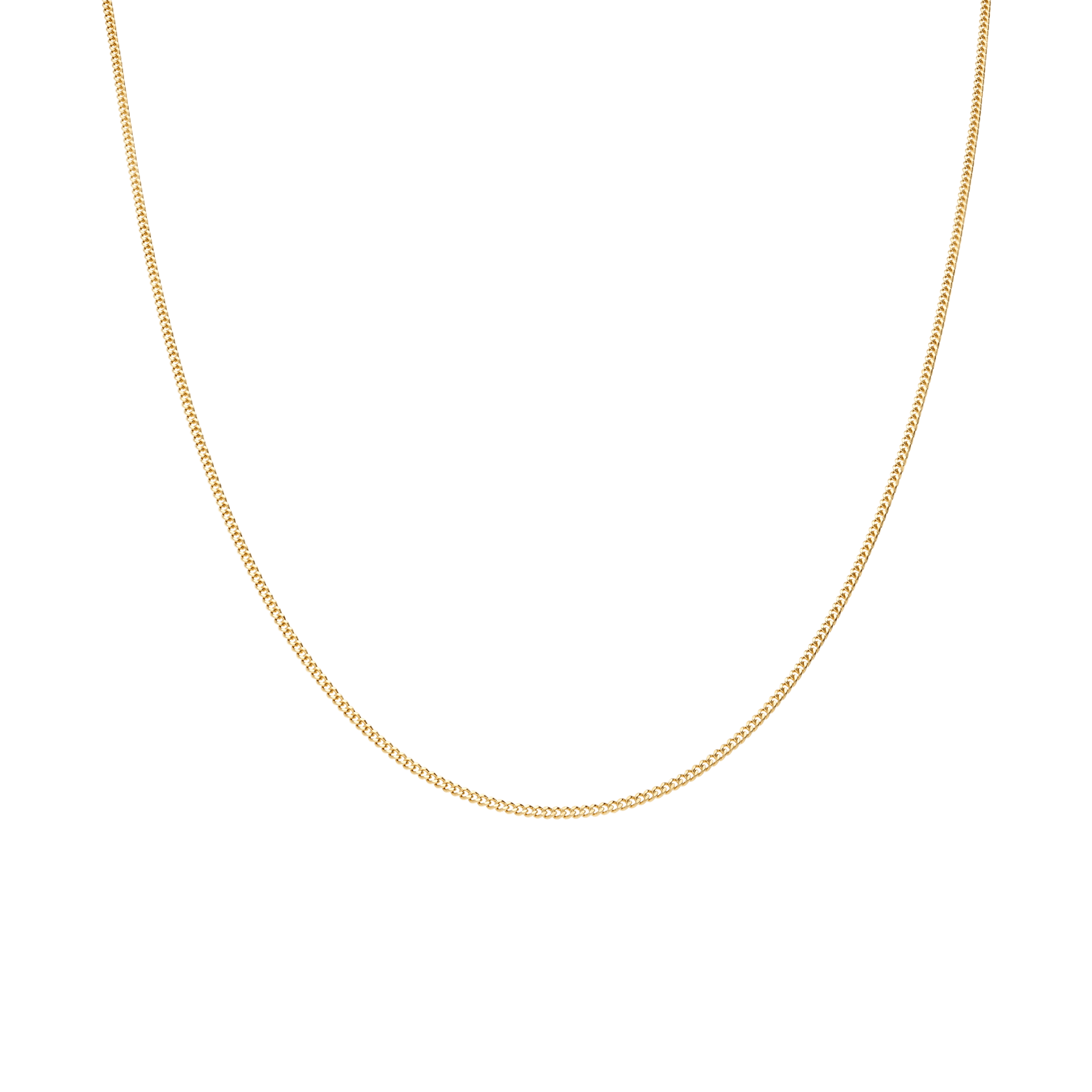 Curb chain 46cm 18K gold