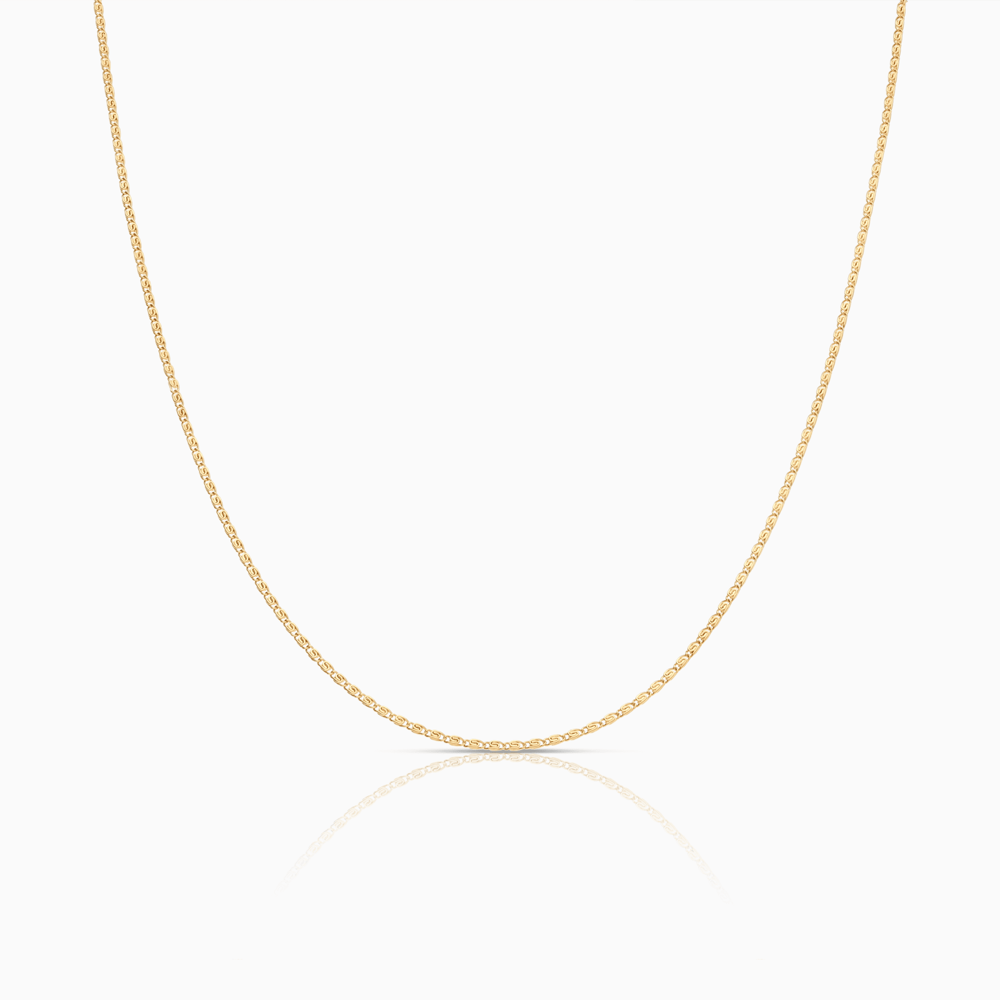 Gold necklace 42cm 18K gold