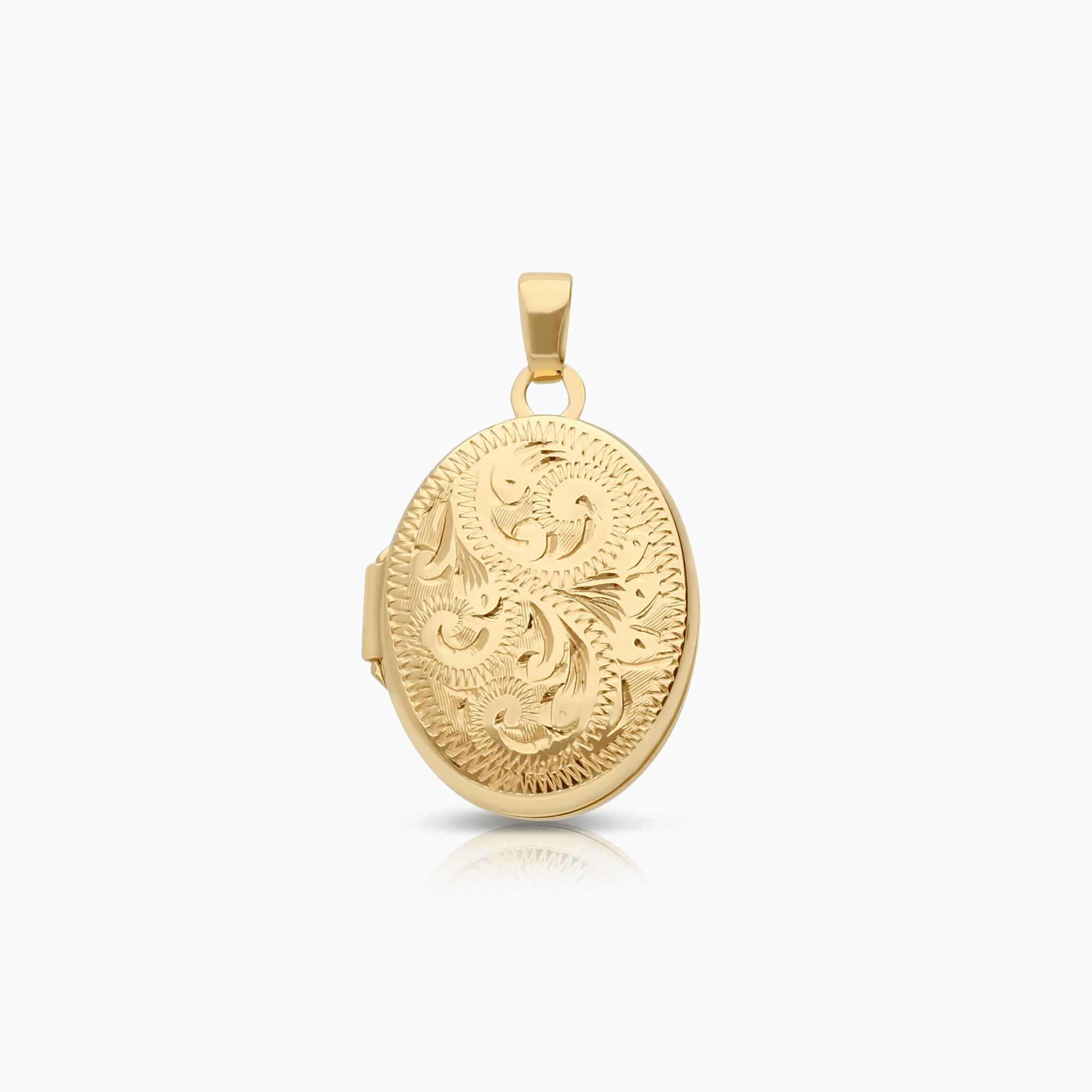 Hängsmycke medaljong 2,0g 18K guld