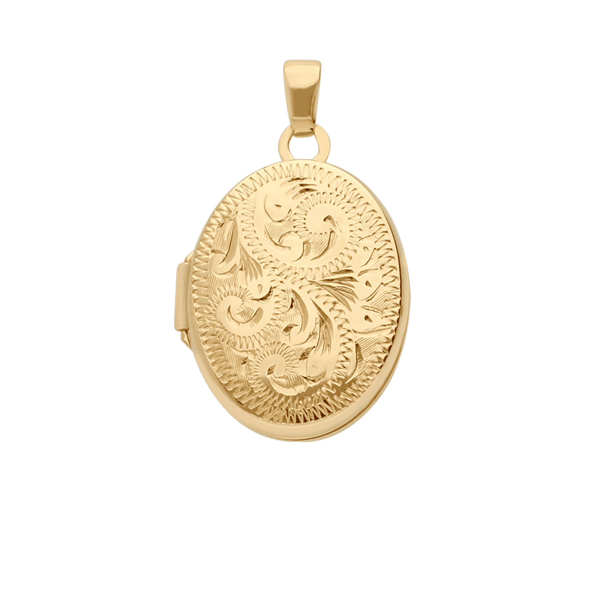 Hängsmycke medaljong 2,0g 18K guld