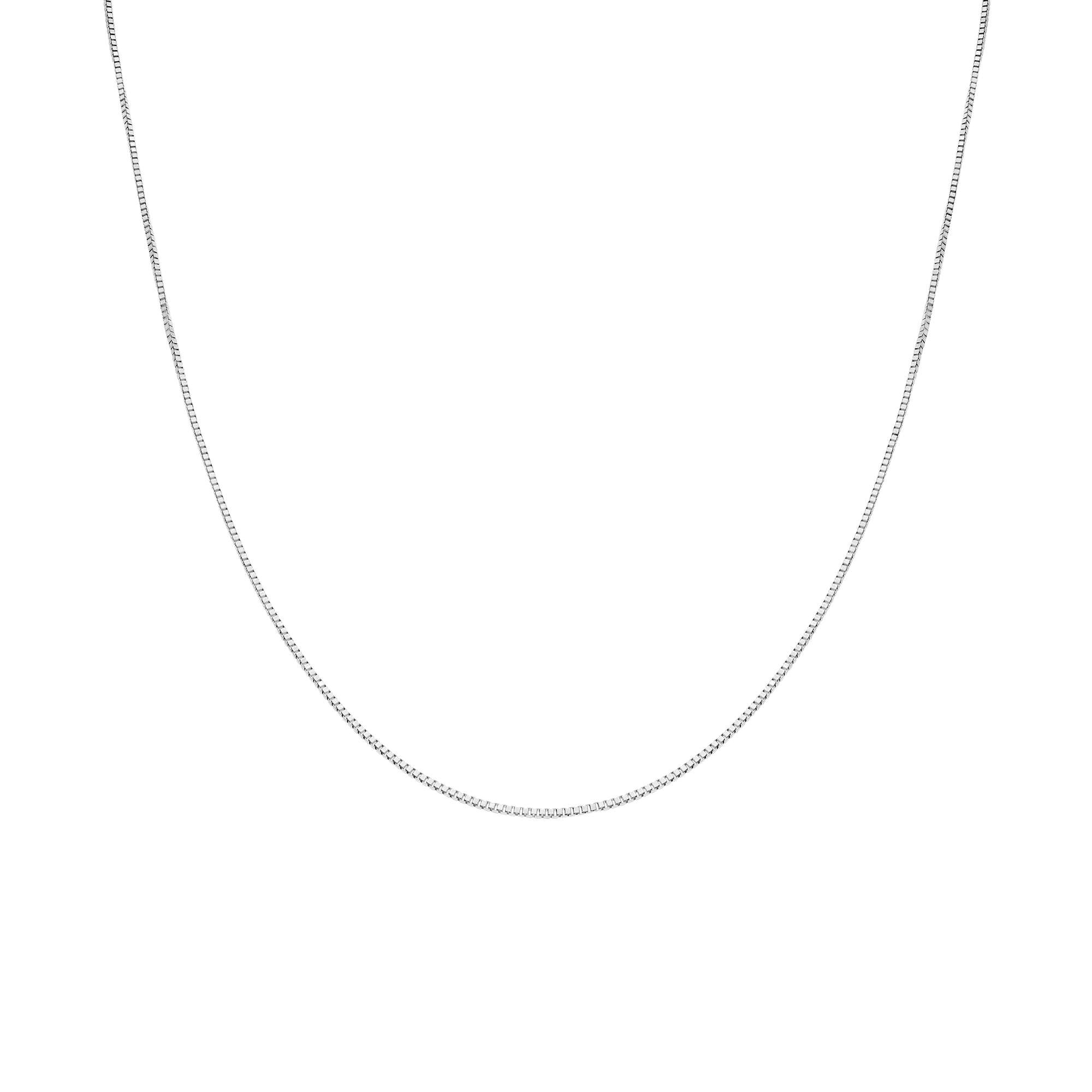 Veneziakedja 40,5cm 18K vitguld