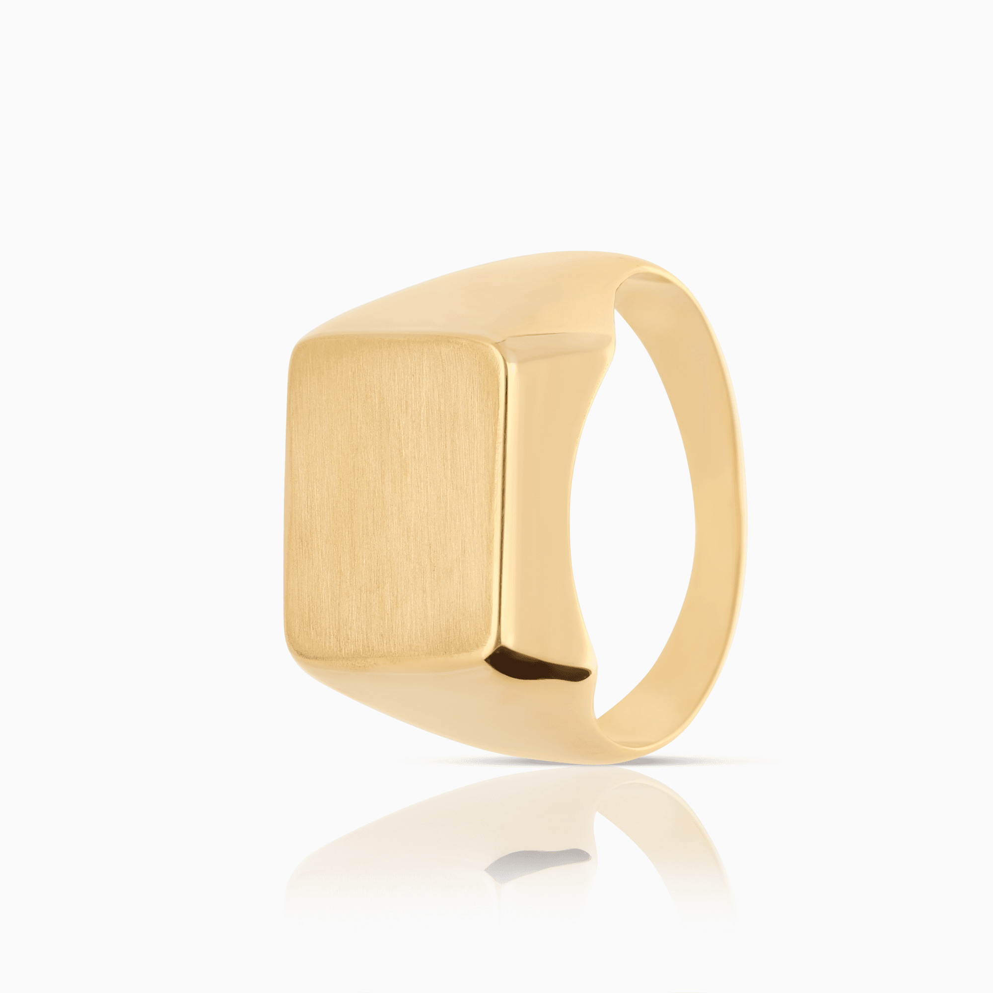 Signet ring 5.25g 18K gold