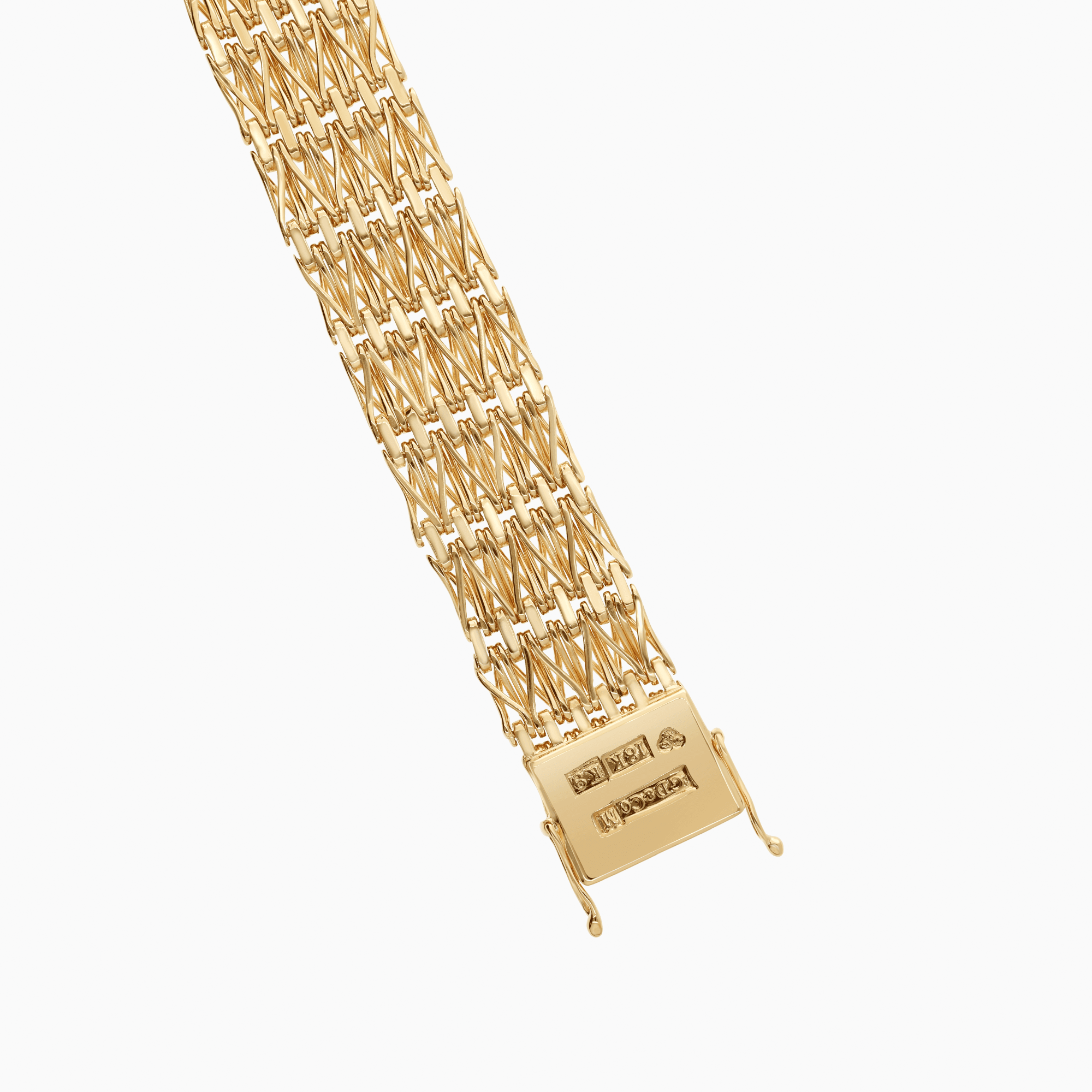 Gold bracelet 37.05g 18K gold