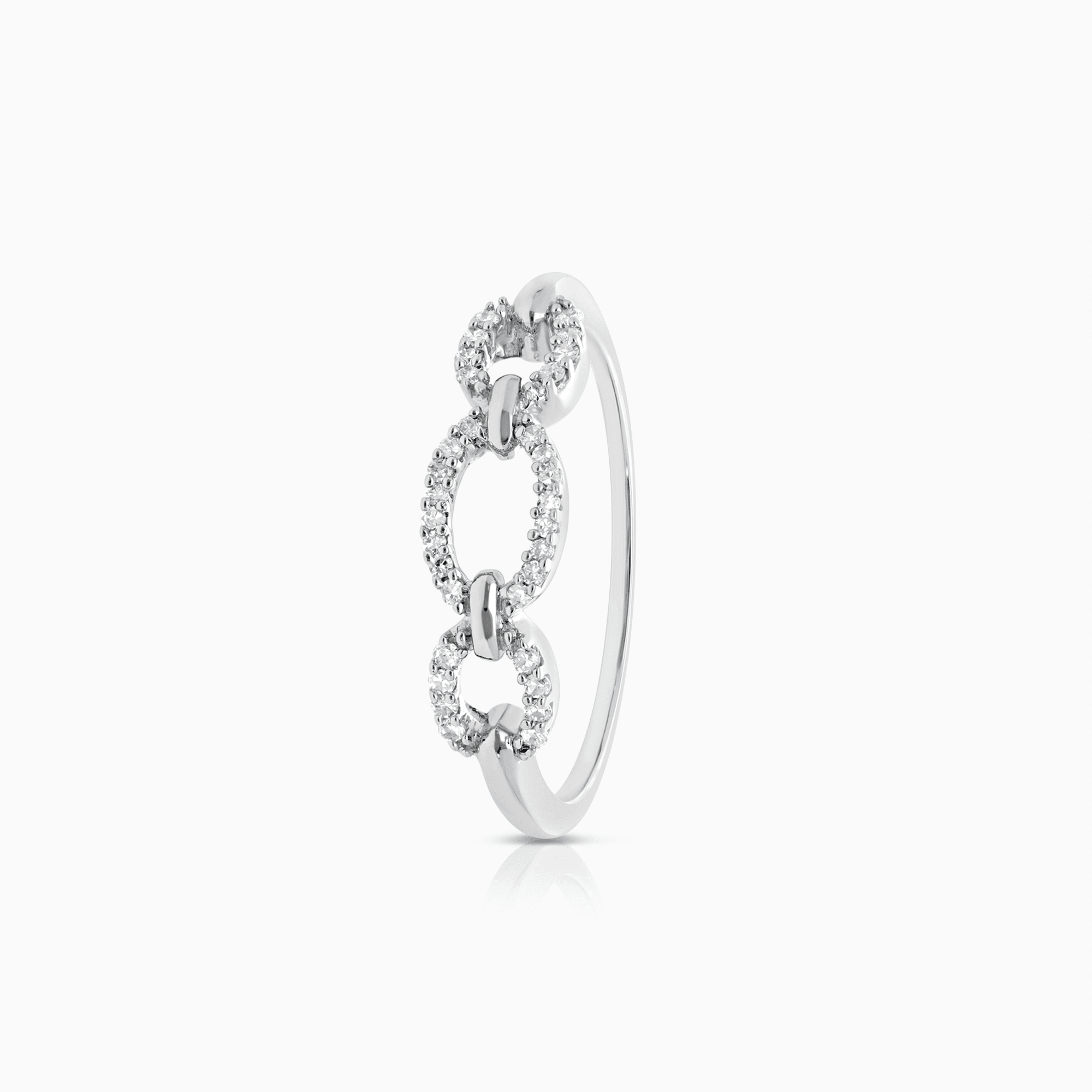 Diamond ring 0.12ct 18K
