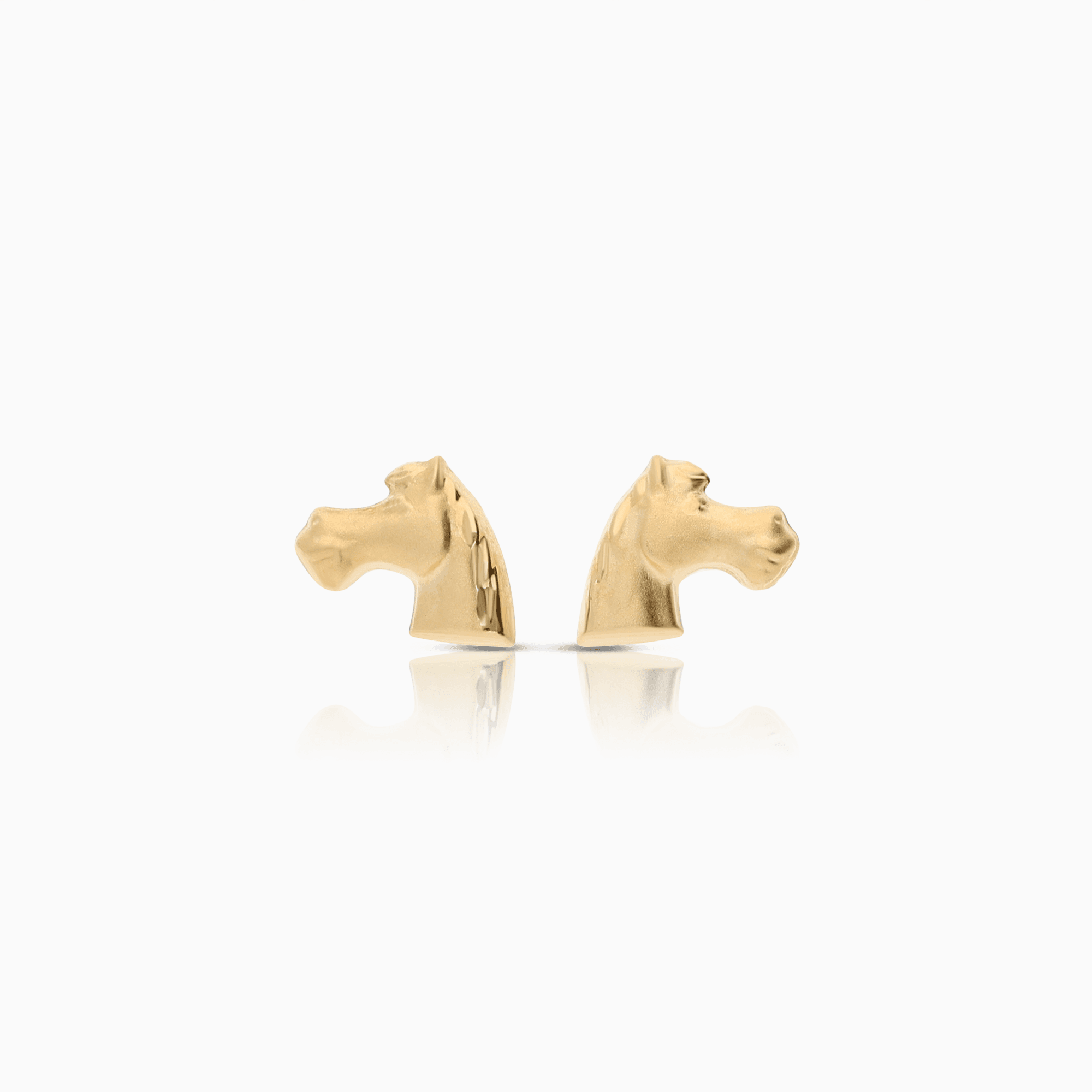 Gold earrings 0.45g 18K gold