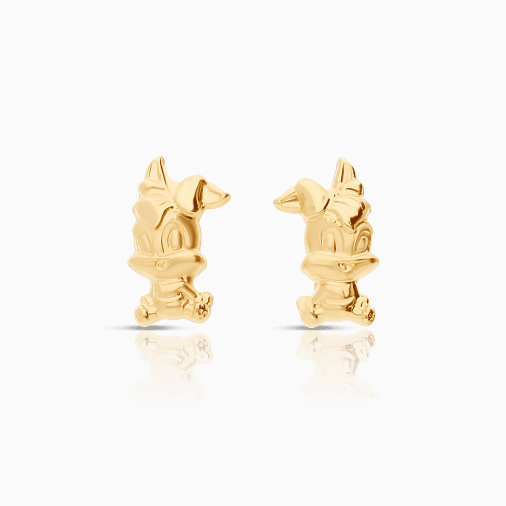 Bunny Earrings 0.78g 18K Gold