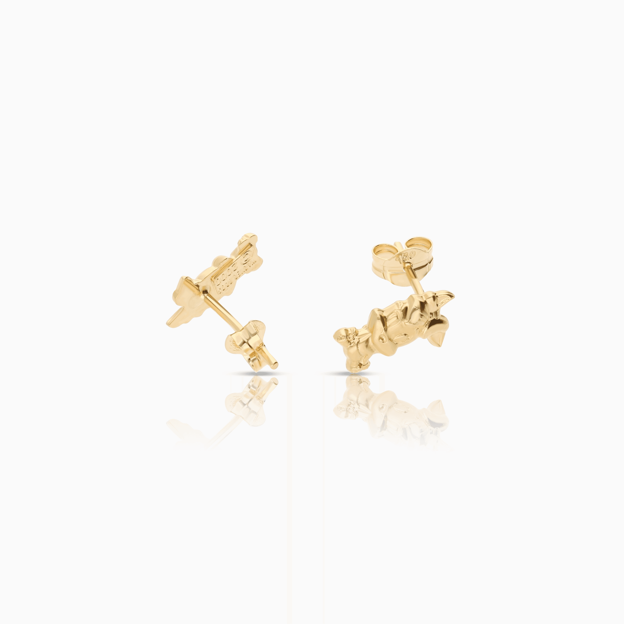 Bunny Earrings 0.78g 18K Gold