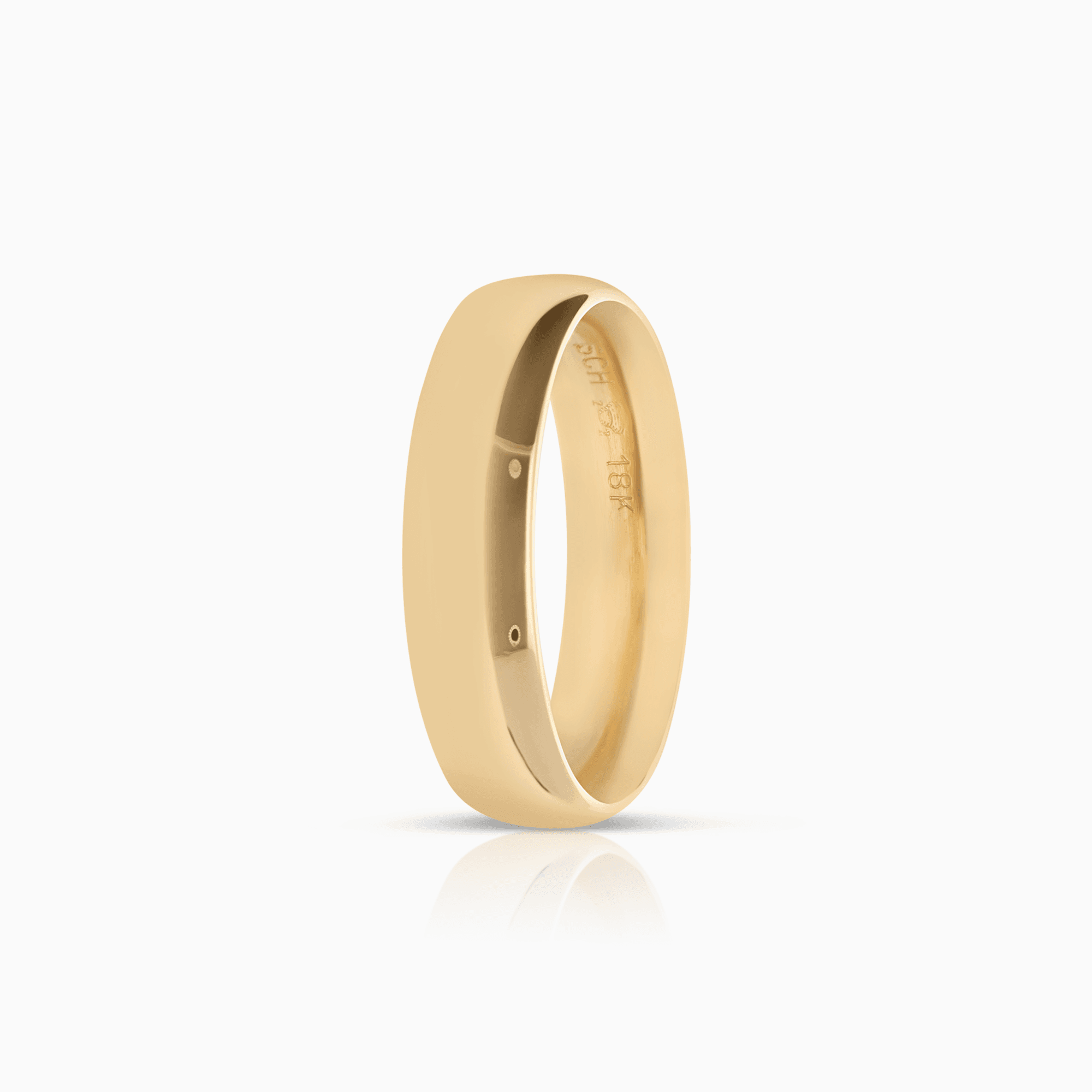 Plain ring 5.40g 18K gold