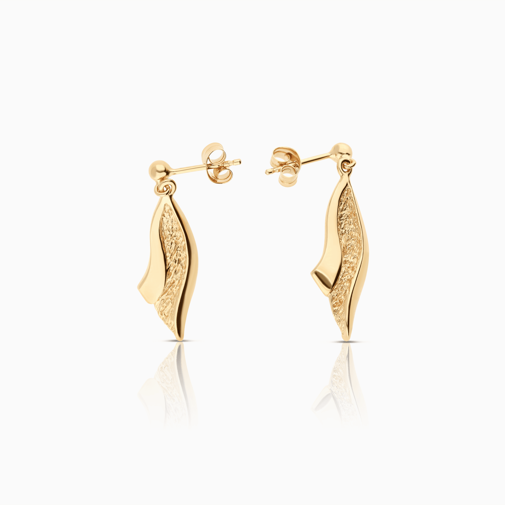 Gold earrings 3.58g 18K