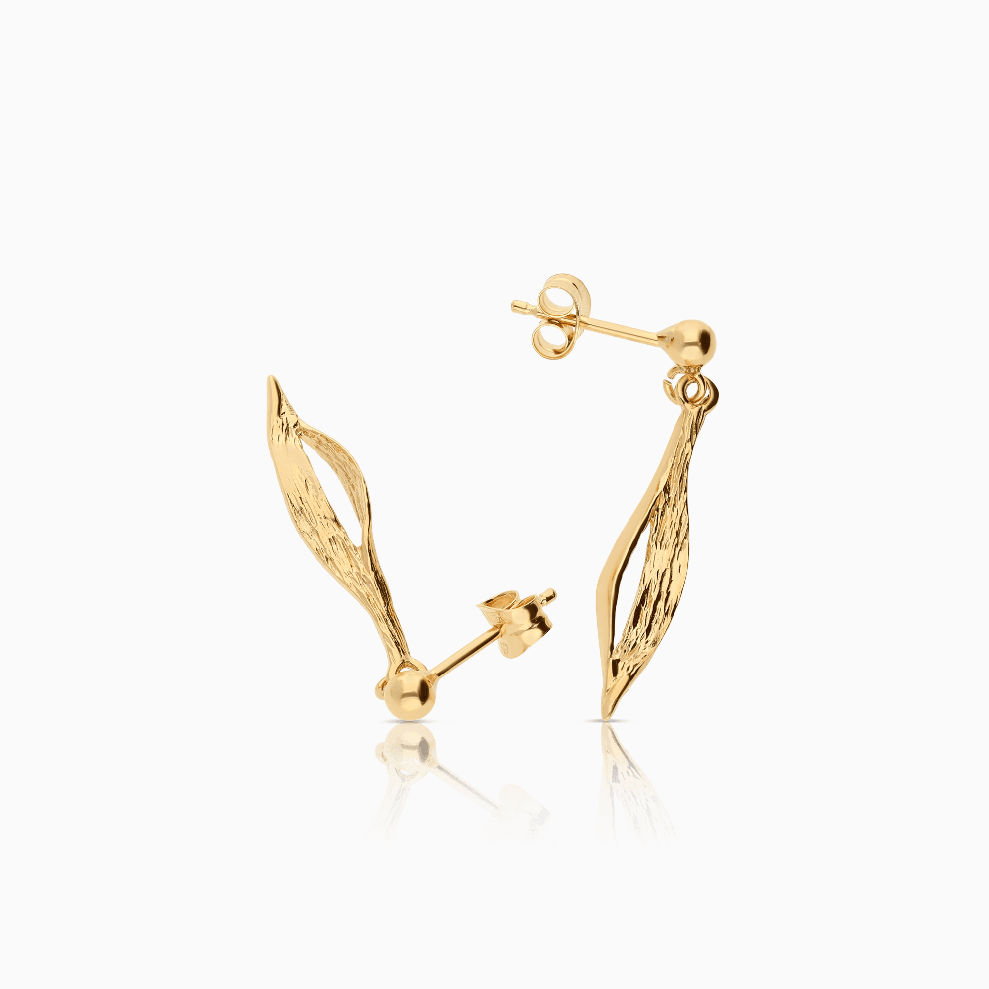 Gold earrings 1.50g 18K
