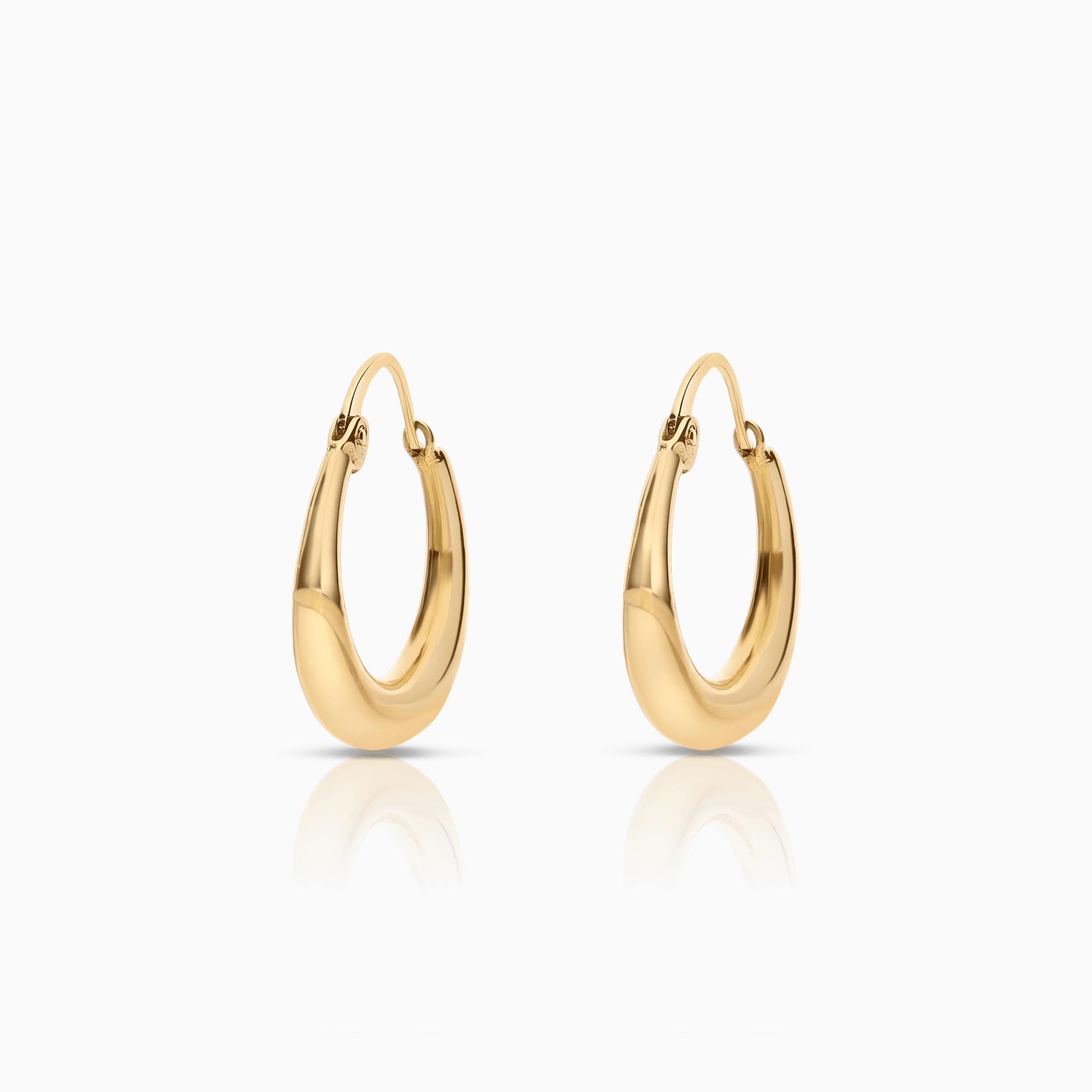 Hoop earrings 1.88g 18K gold