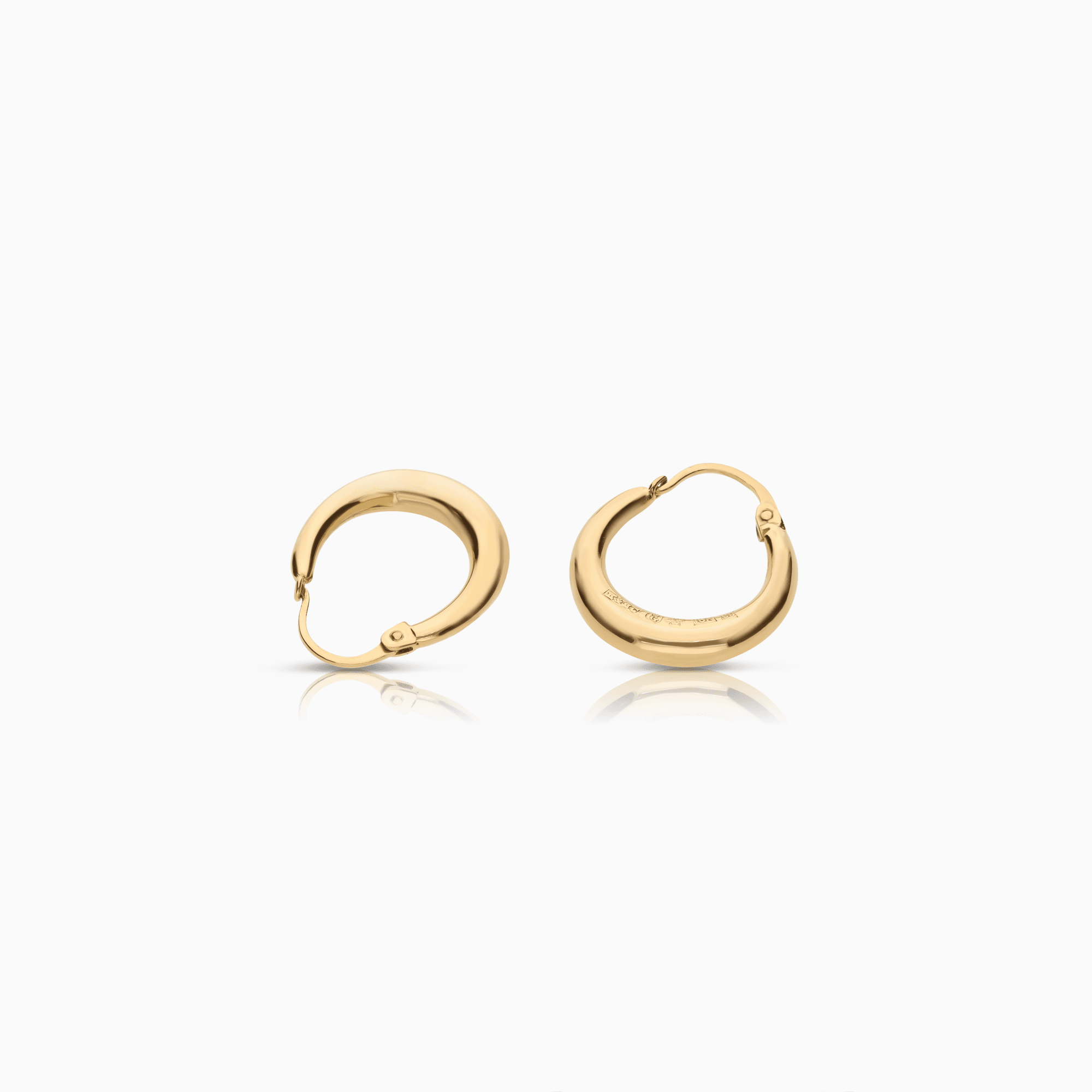 Hoop earrings 1.88g 18K gold