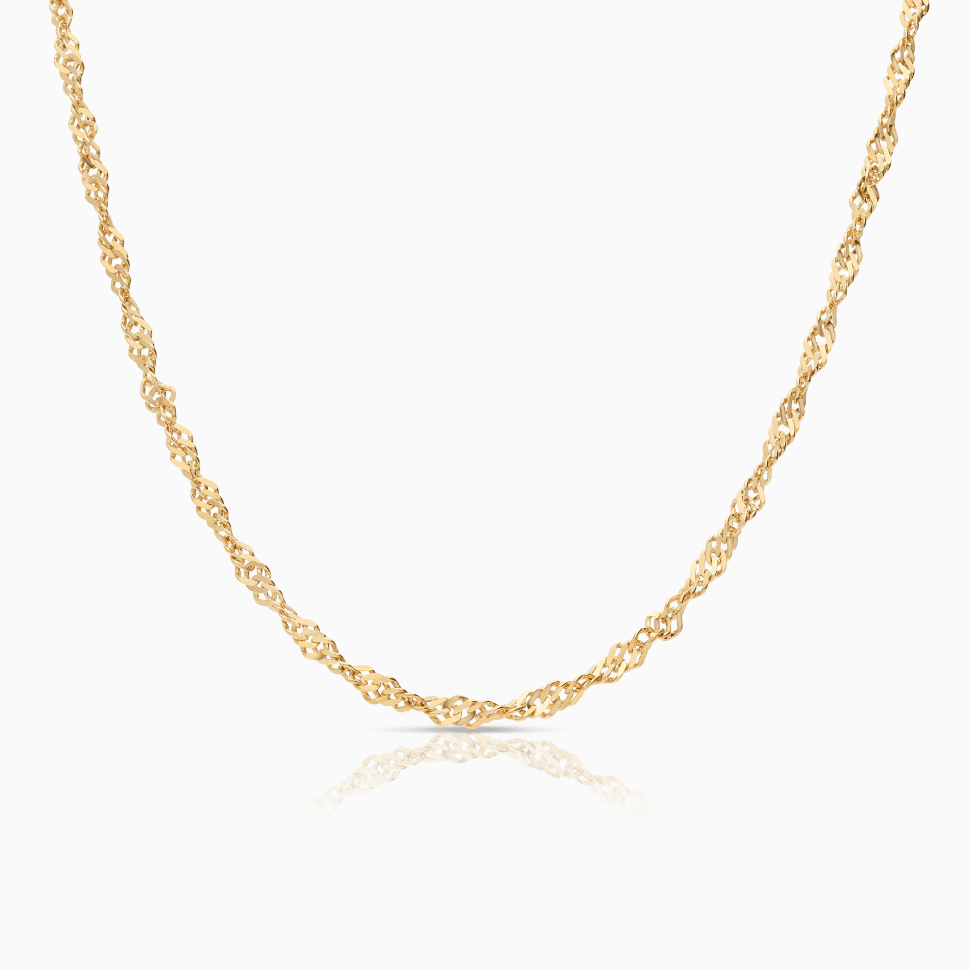 Singapore chain 7.06g 18K gold