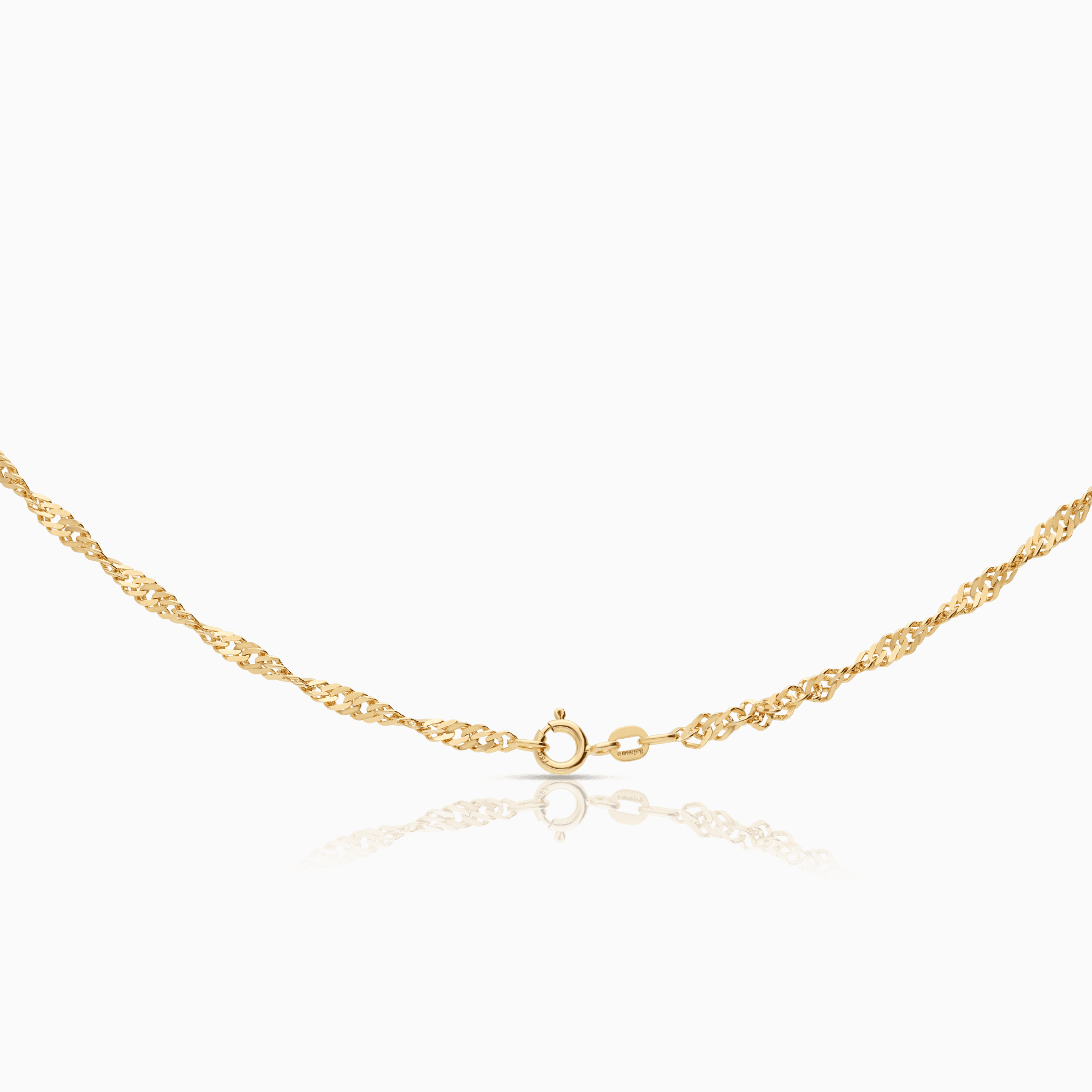 Singapore chain 7.06g 18K gold