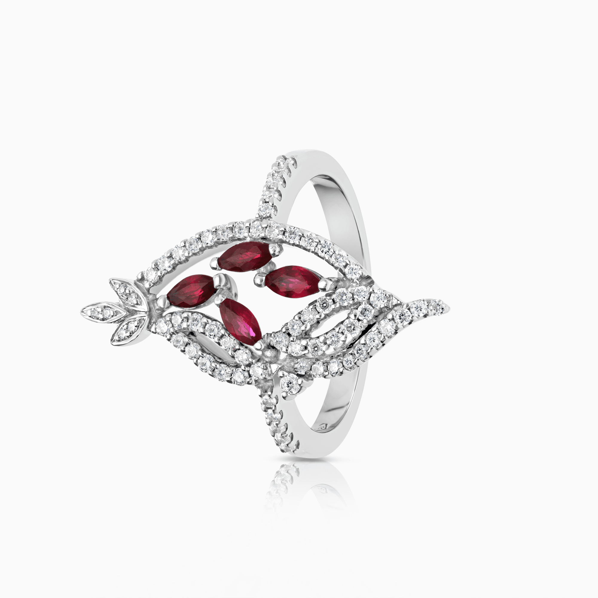 Edelstensring 0,55ct 18K
