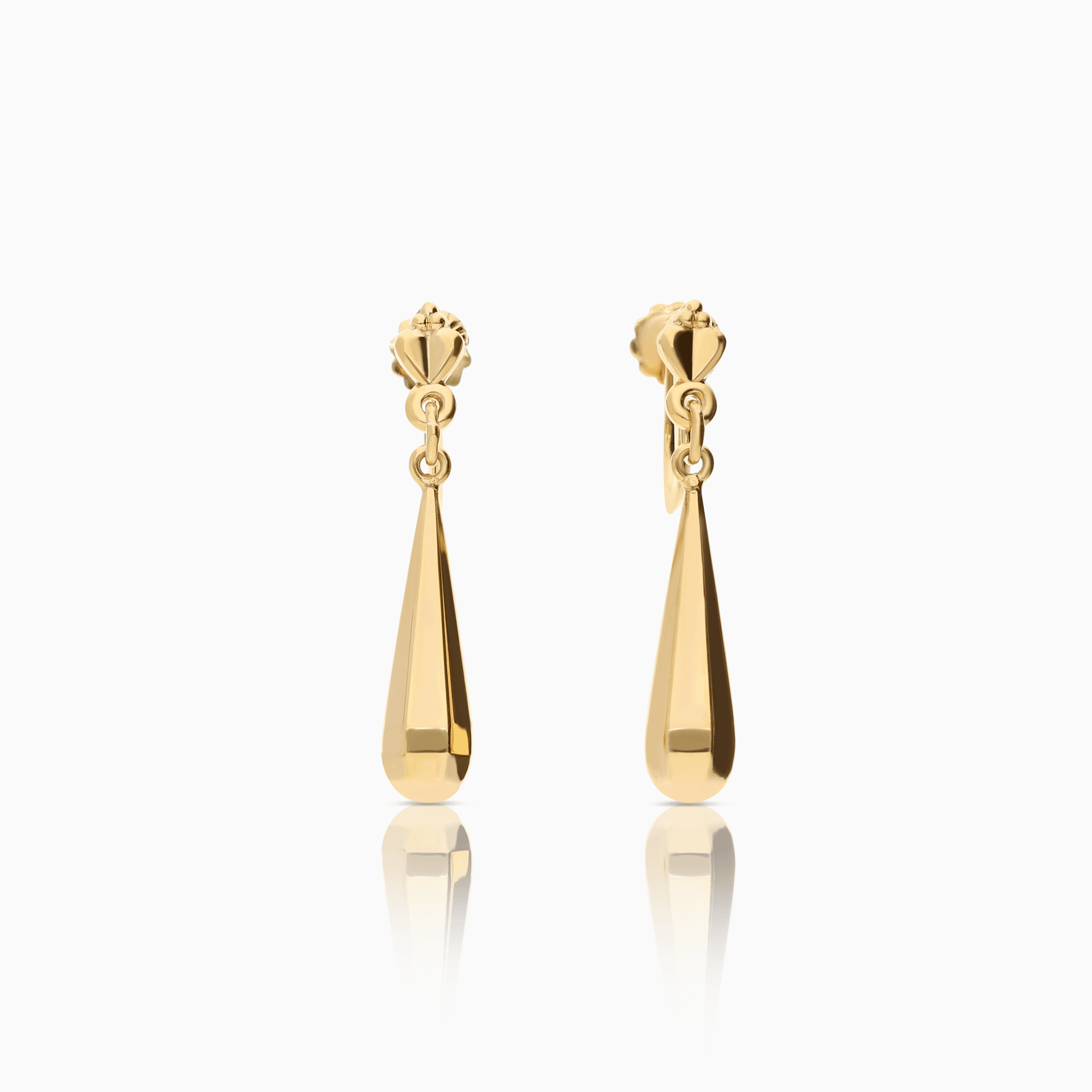 Drop earrings 2.82g 18K gold