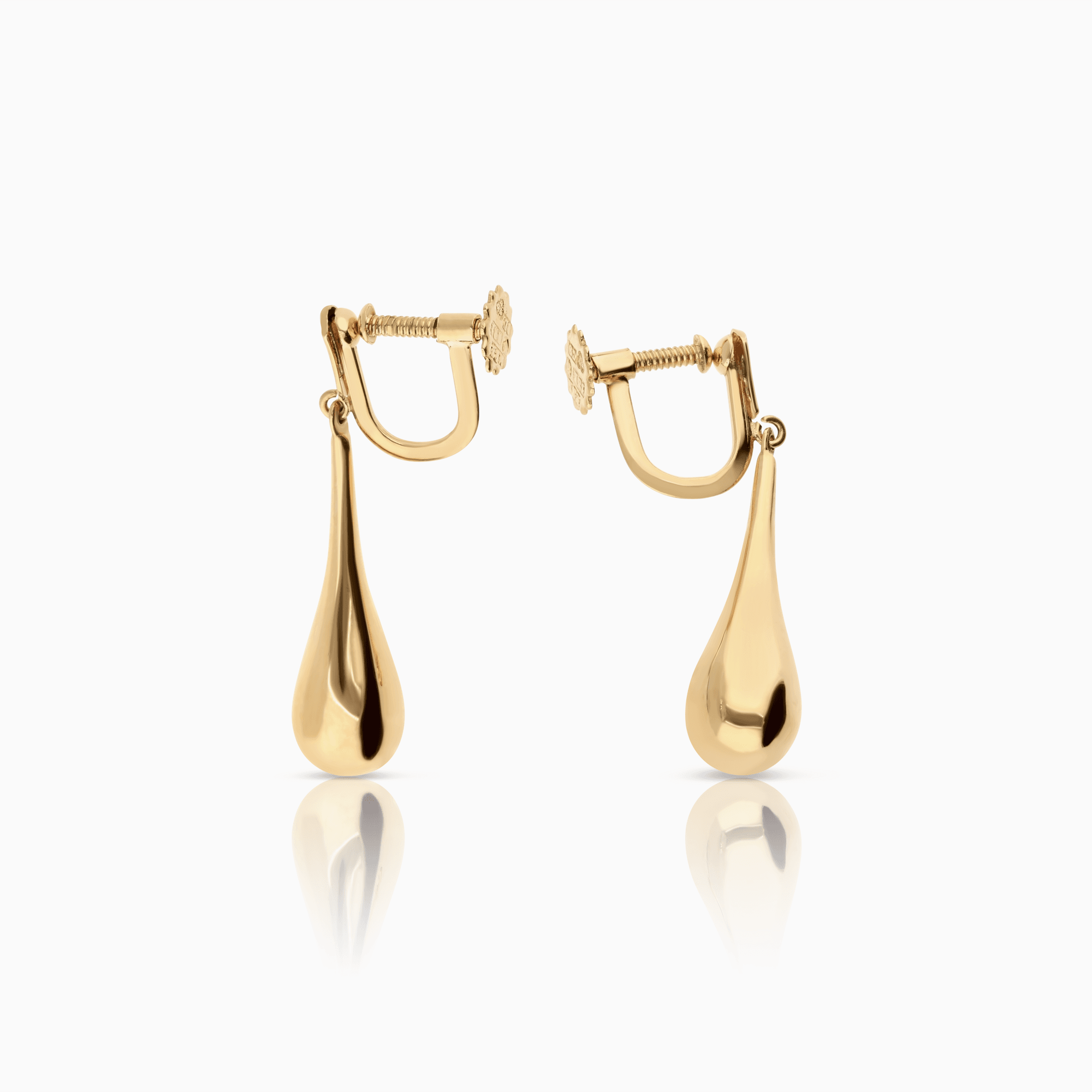 Drop earrings 2.68g 18K gold