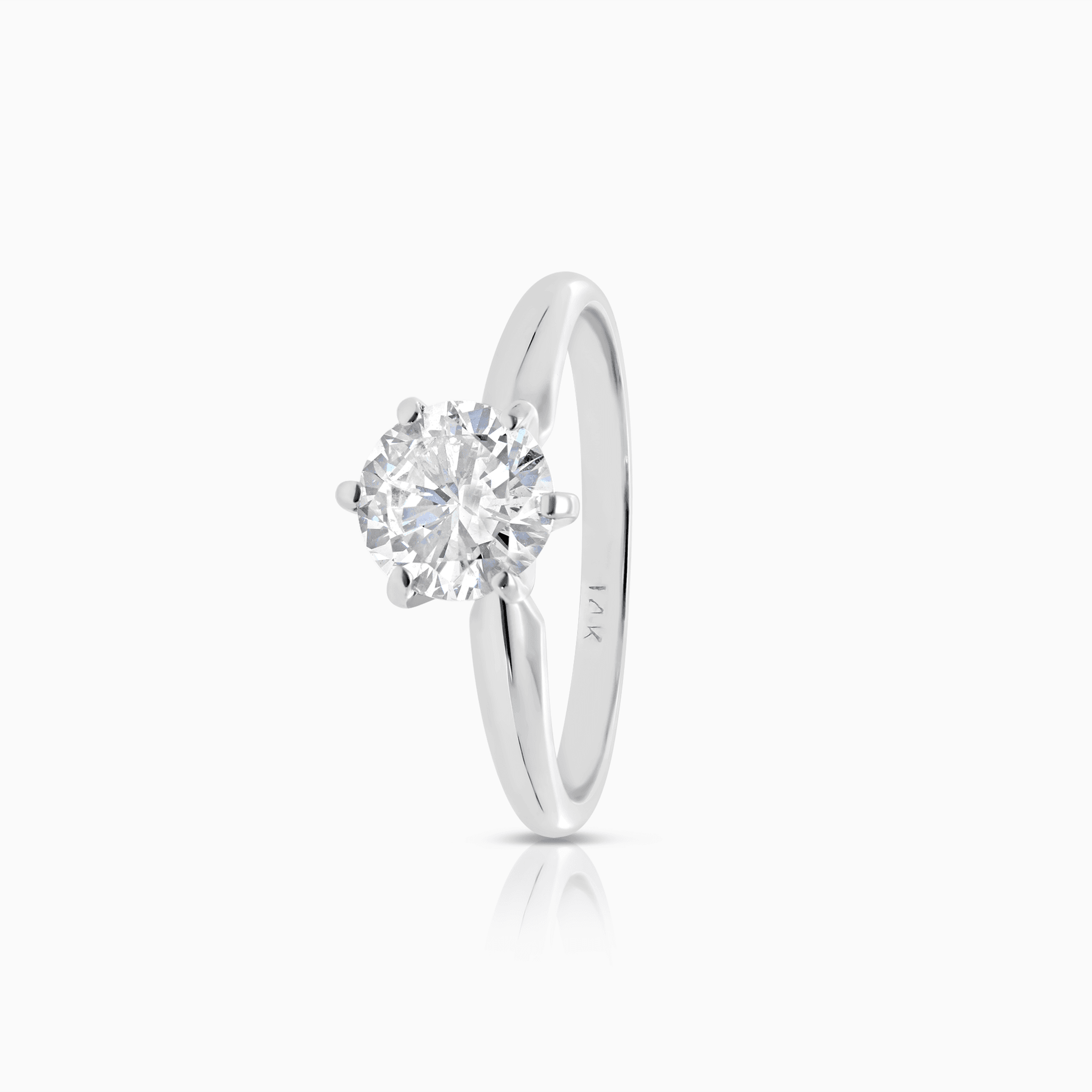 Enstensring 1,00ct 14K