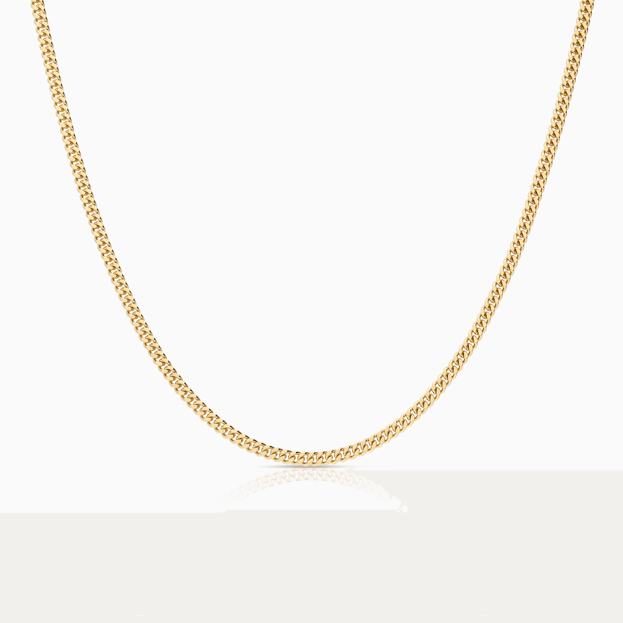 Curb necklace 12.30g 18K gold