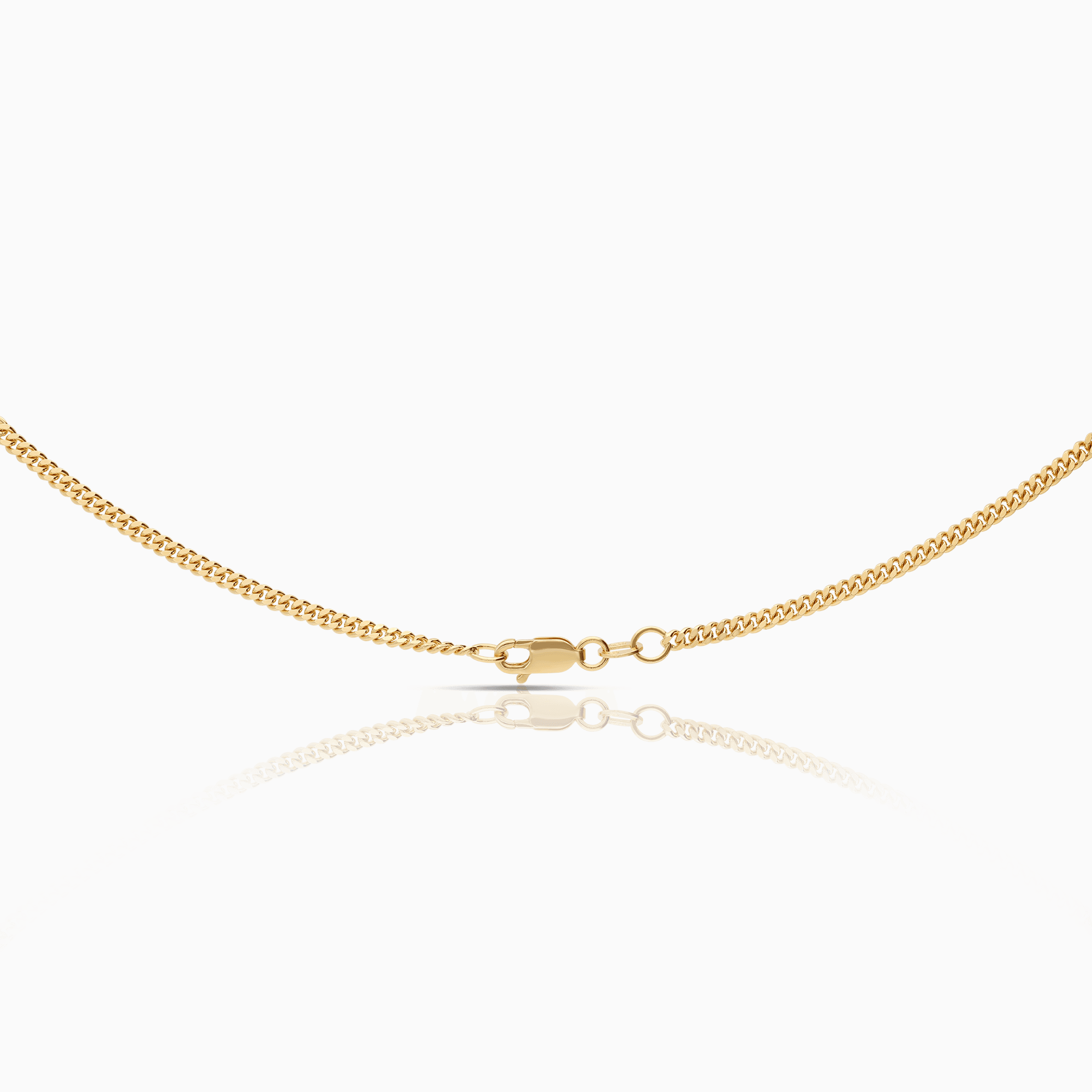 Curb necklace 12.30g 18K gold