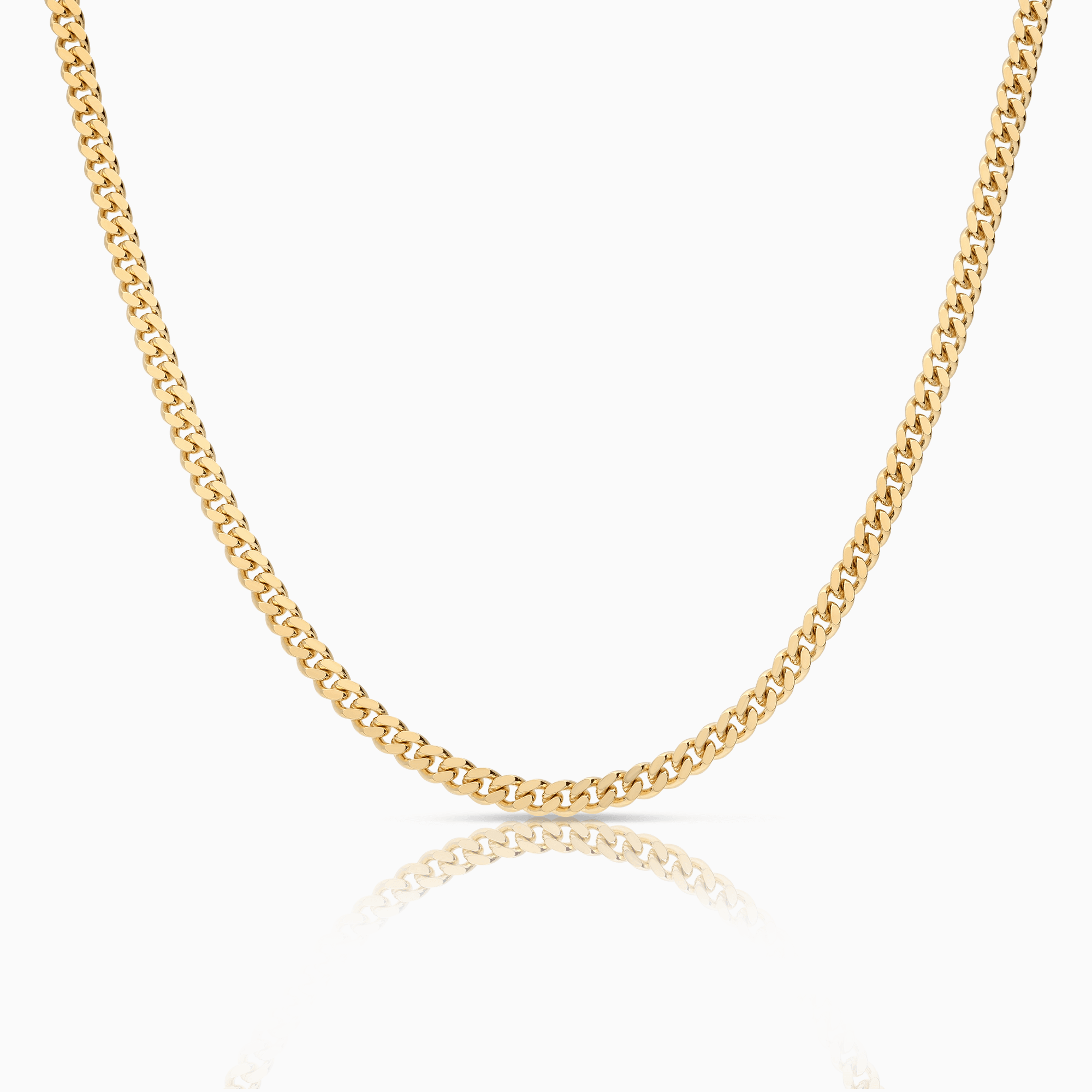 Curb necklace 22.58g 18K gold