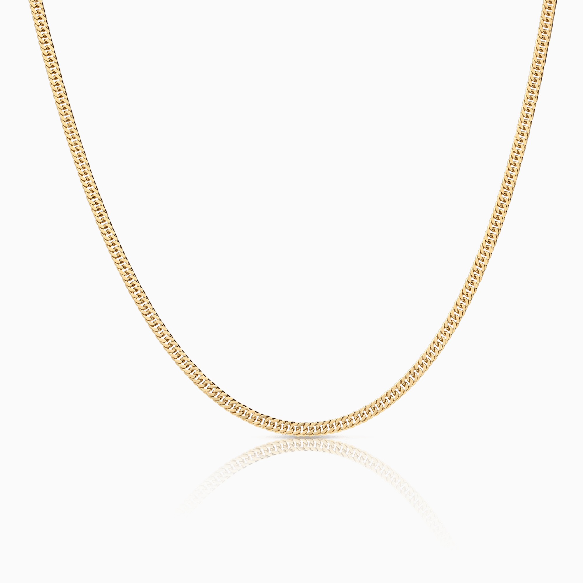 Curb necklace 9.60g 18K gold
